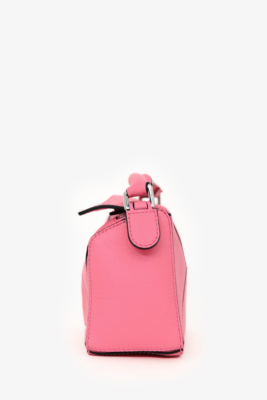 Loewe Pink Leather Mini Puzzle Crossbody