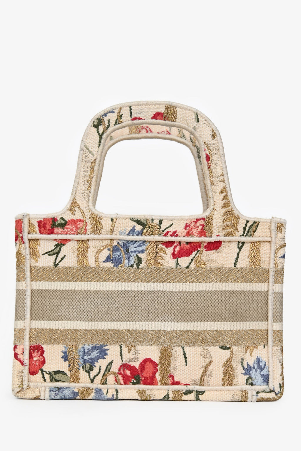 Christian Dior 2020 Canvas Mini Hibiscus Book Tote