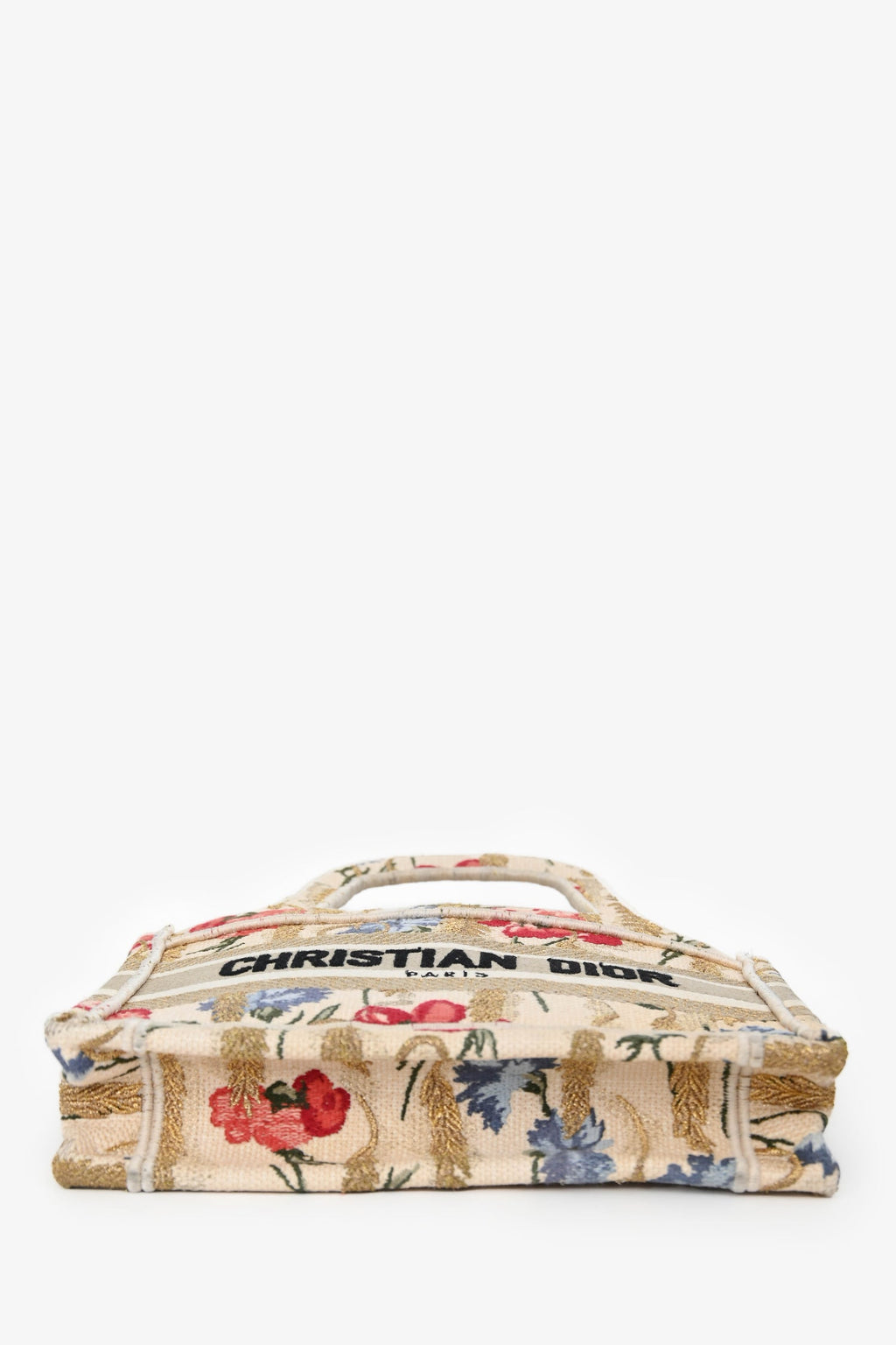 Christian Dior 2020 Canvas Mini Hibiscus Book Tote