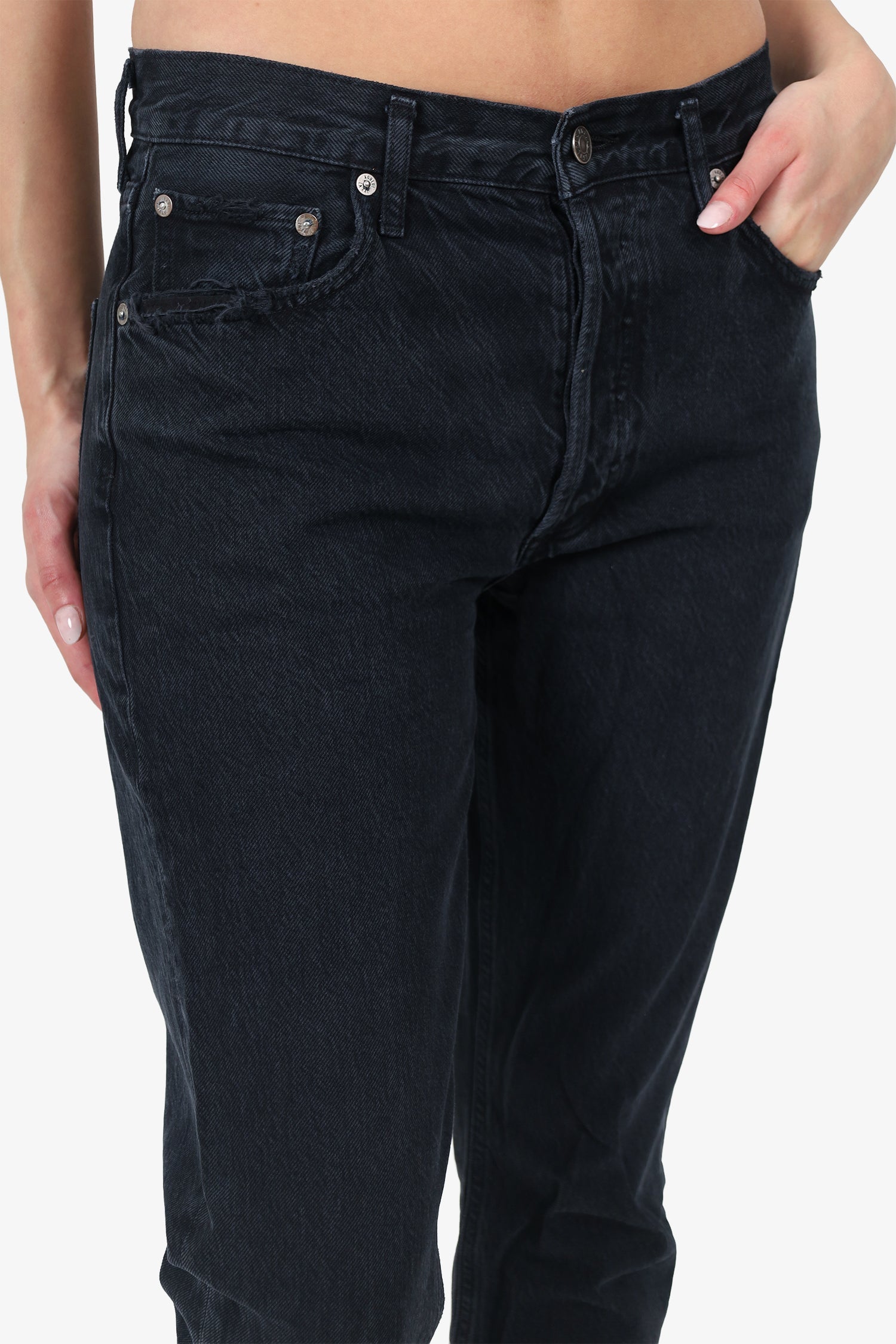 Agolde Black 'Jamie' Jeans Size 28