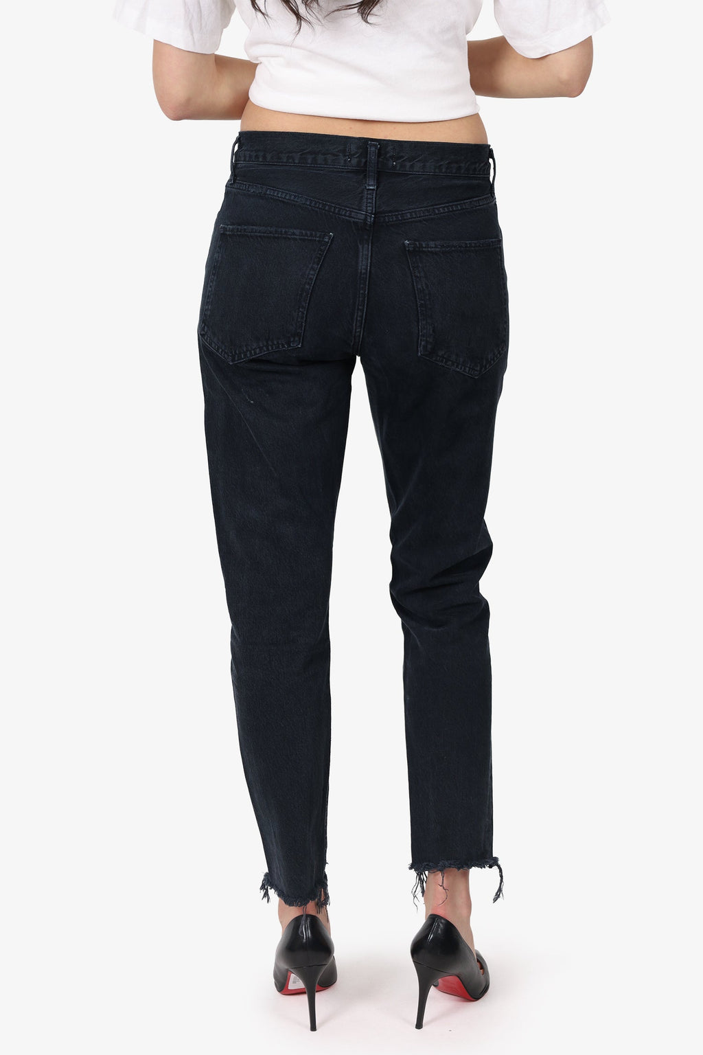 Agolde Black 'Jamie' Jeans Size 28