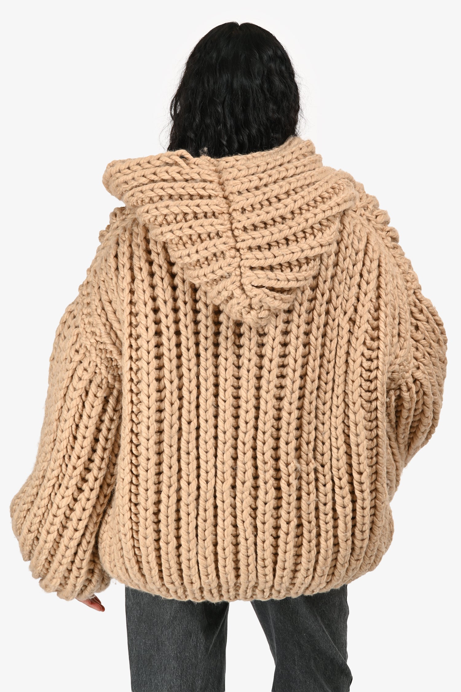 MUMS Tan Cable Knit igan Jacket One Size