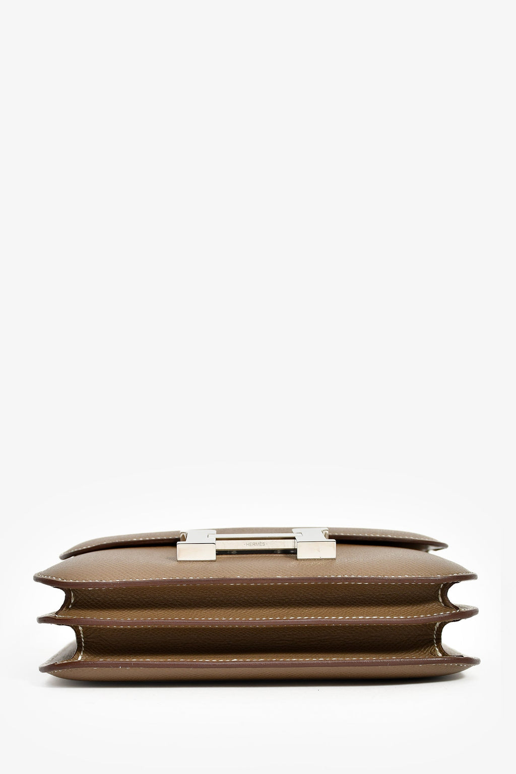 Hermès 2023 Etoupe Epsom Leather Mini Constance 18