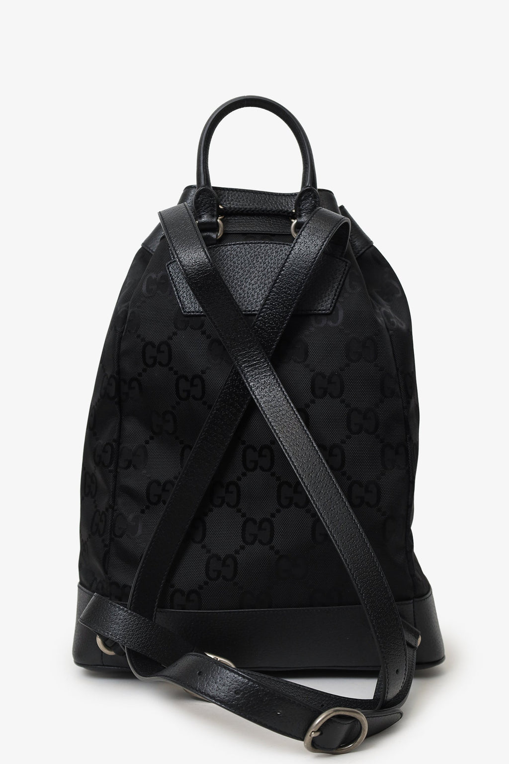 Gucci Black Monogram Econyl Nylon Off The Grid Backpack