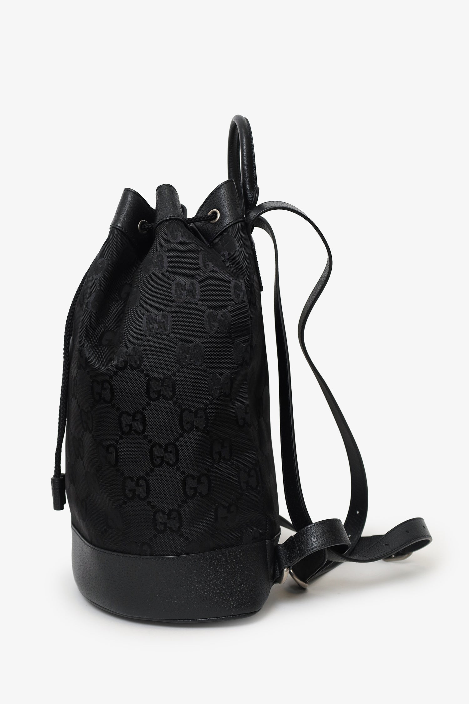 Gucci Black Monogram Econyl Nylon Off The Grid Backpack