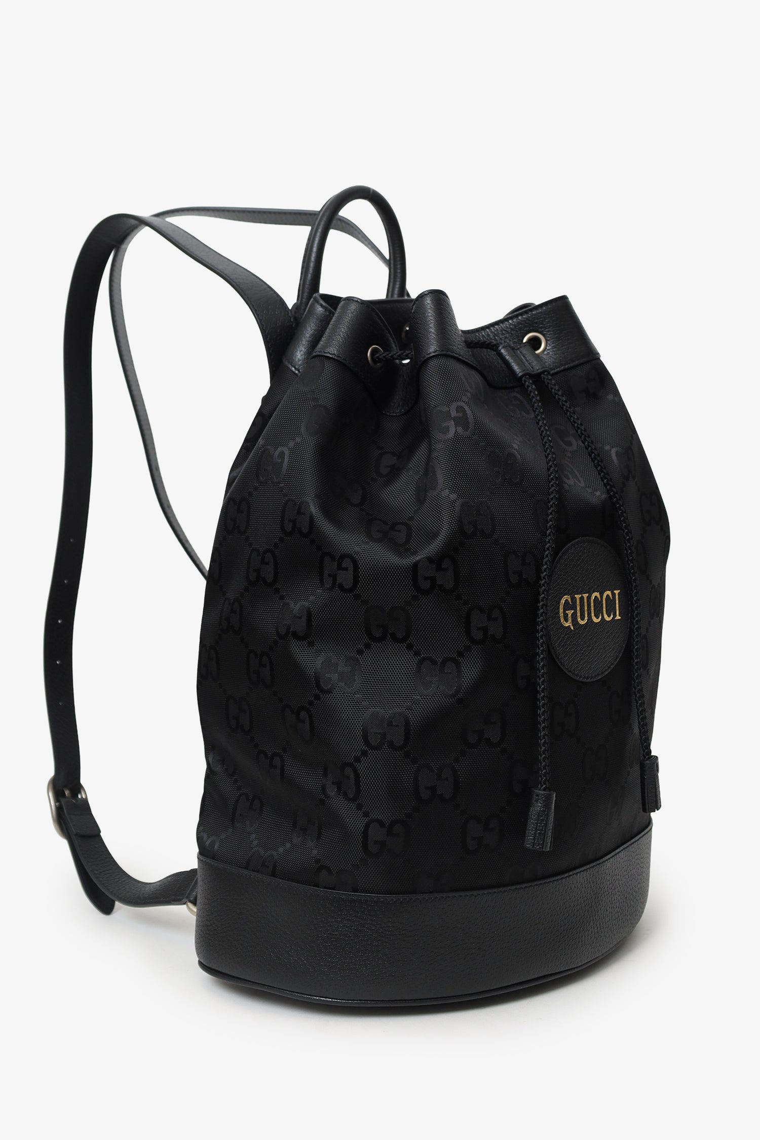 Gucci Black Monogram Econyl Nylon Off The Grid Backpack