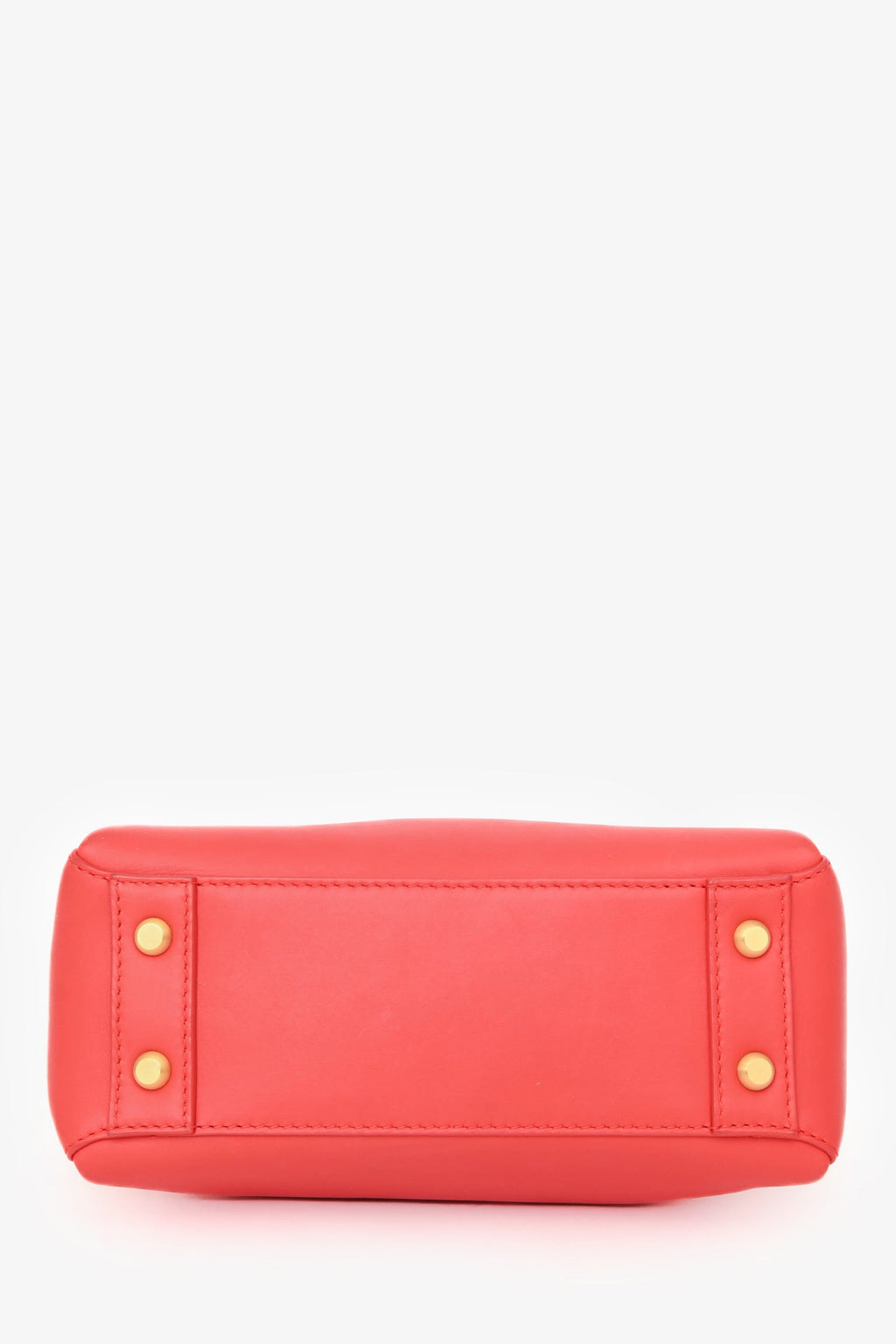 Bottega Veneta Red Intrecciato Leather Piazza Top Handle Bag with Strap