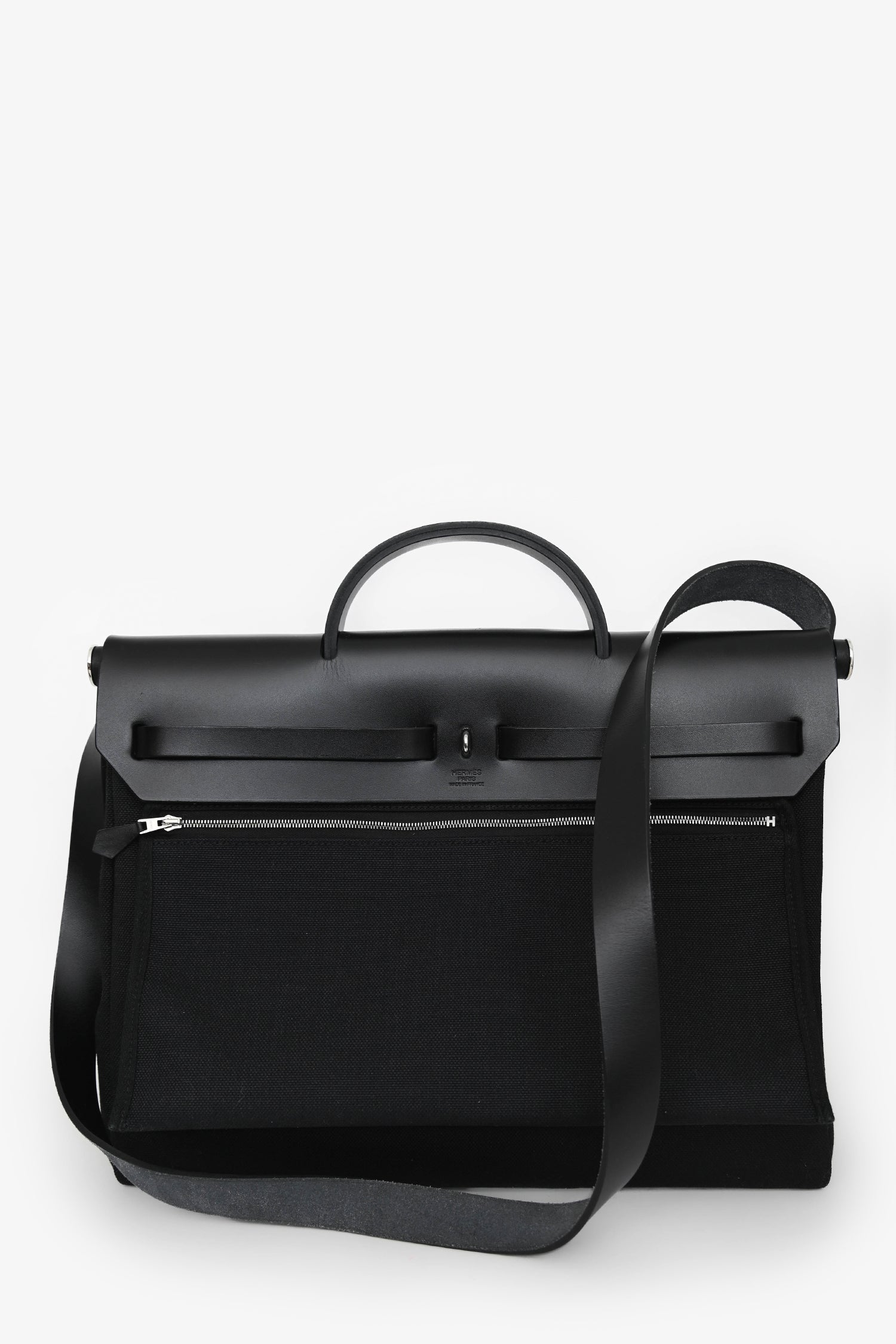 Hermès Black Herbag Messenger Bag 39