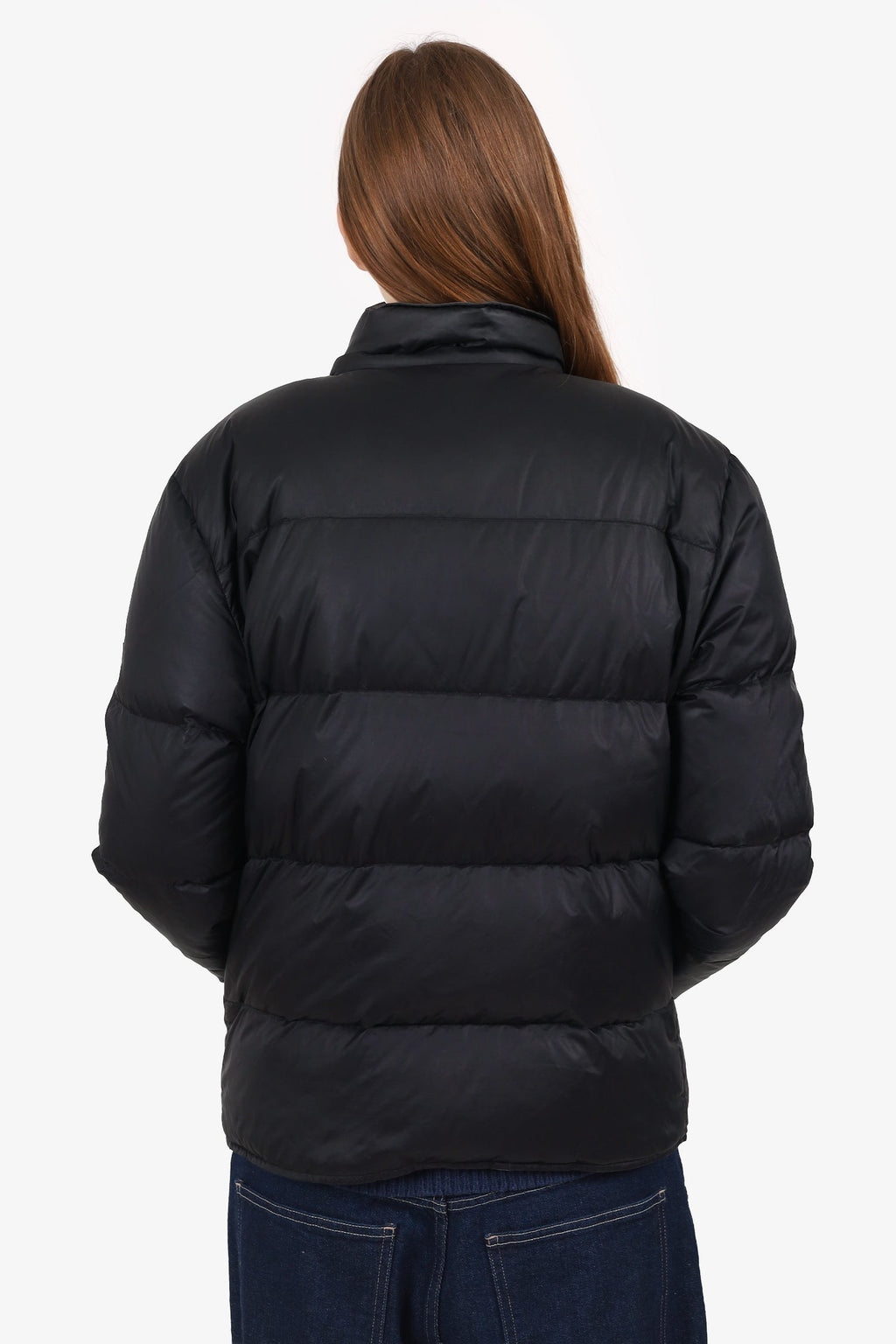 Dolce & Gabbana Black Down Quilted Puffer Jacket Size 48