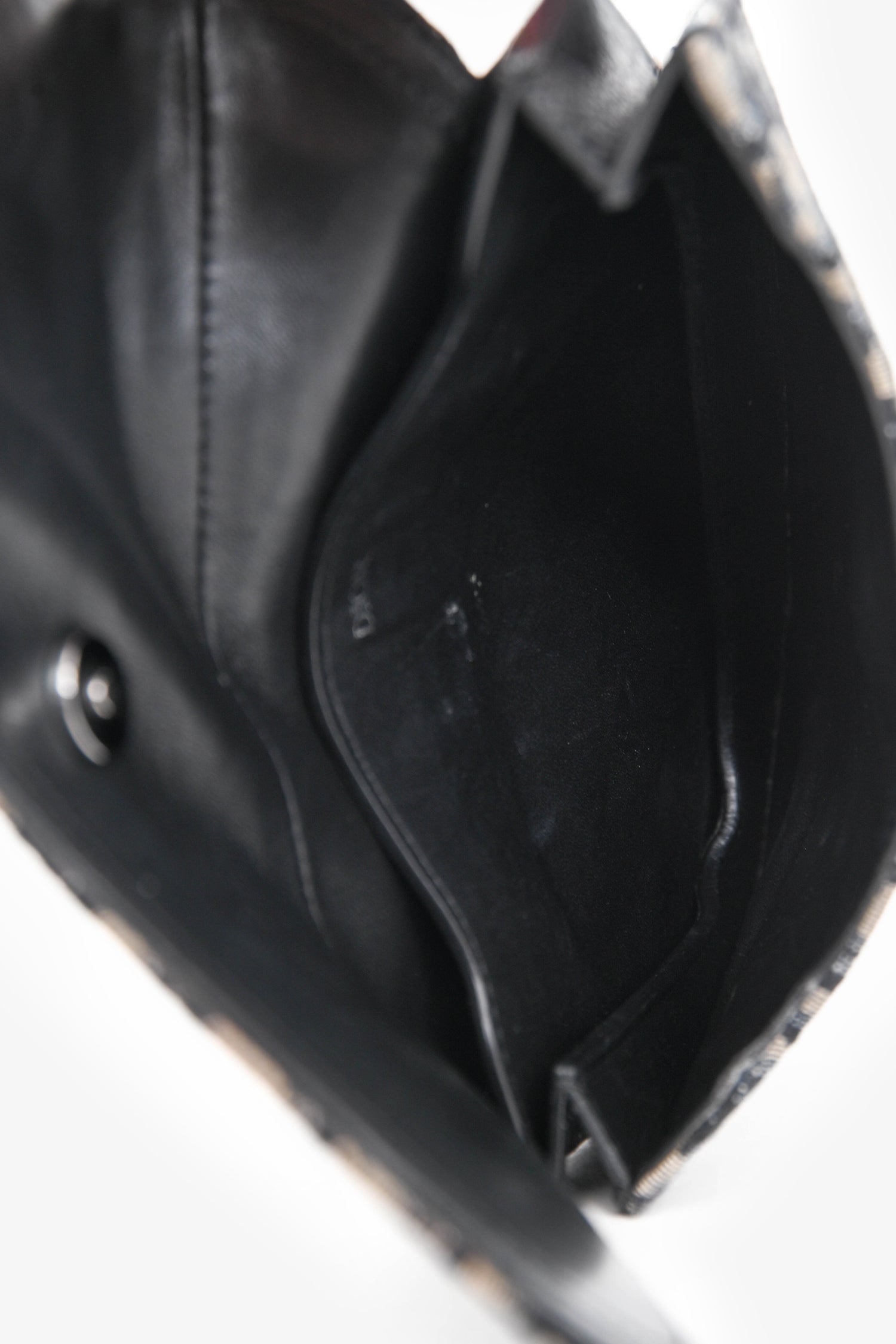 Dior 2020 Beige/Navy Saddle Oblique Belt Bag