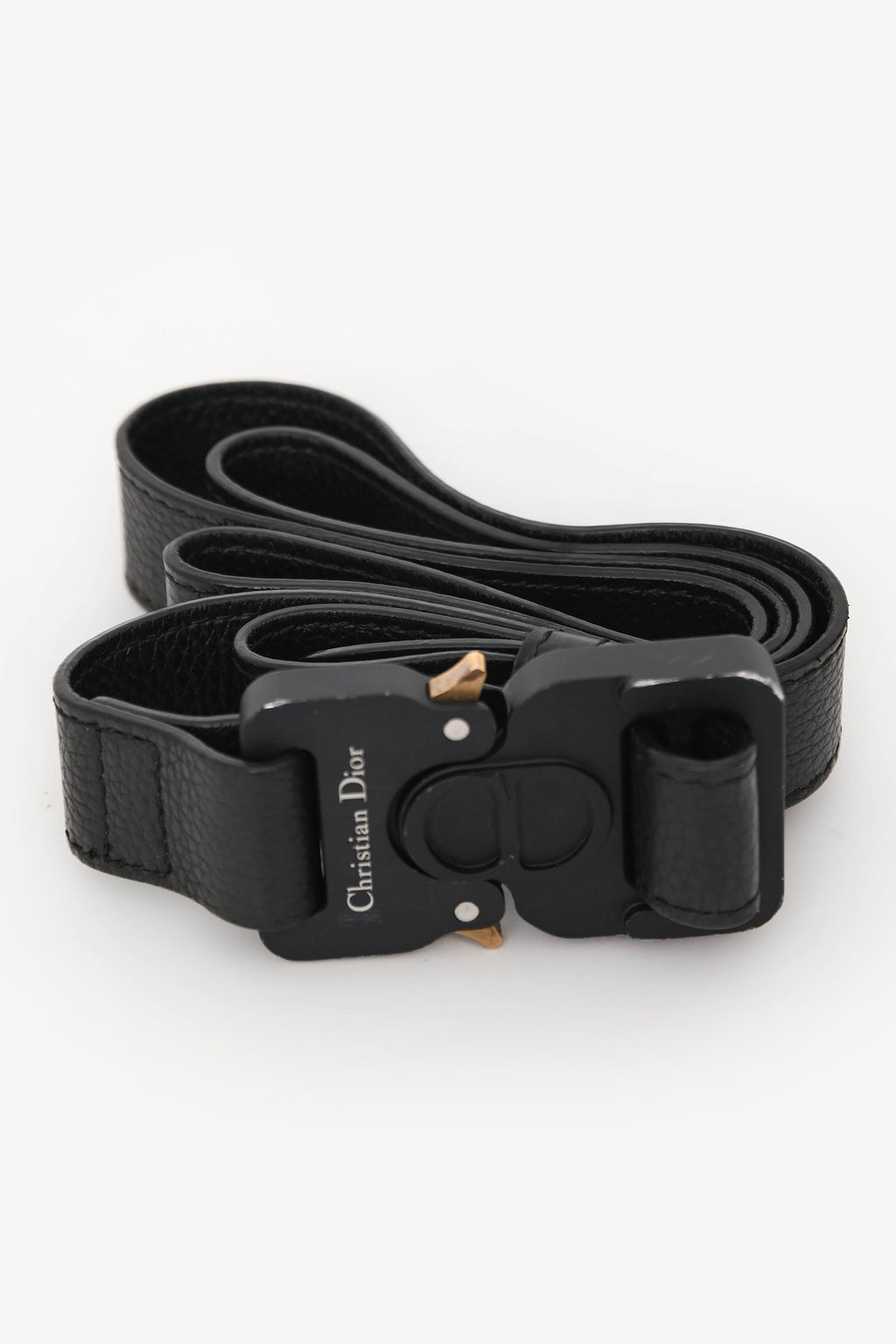 Dior 2020 Beige/Navy Saddle Oblique Belt Bag