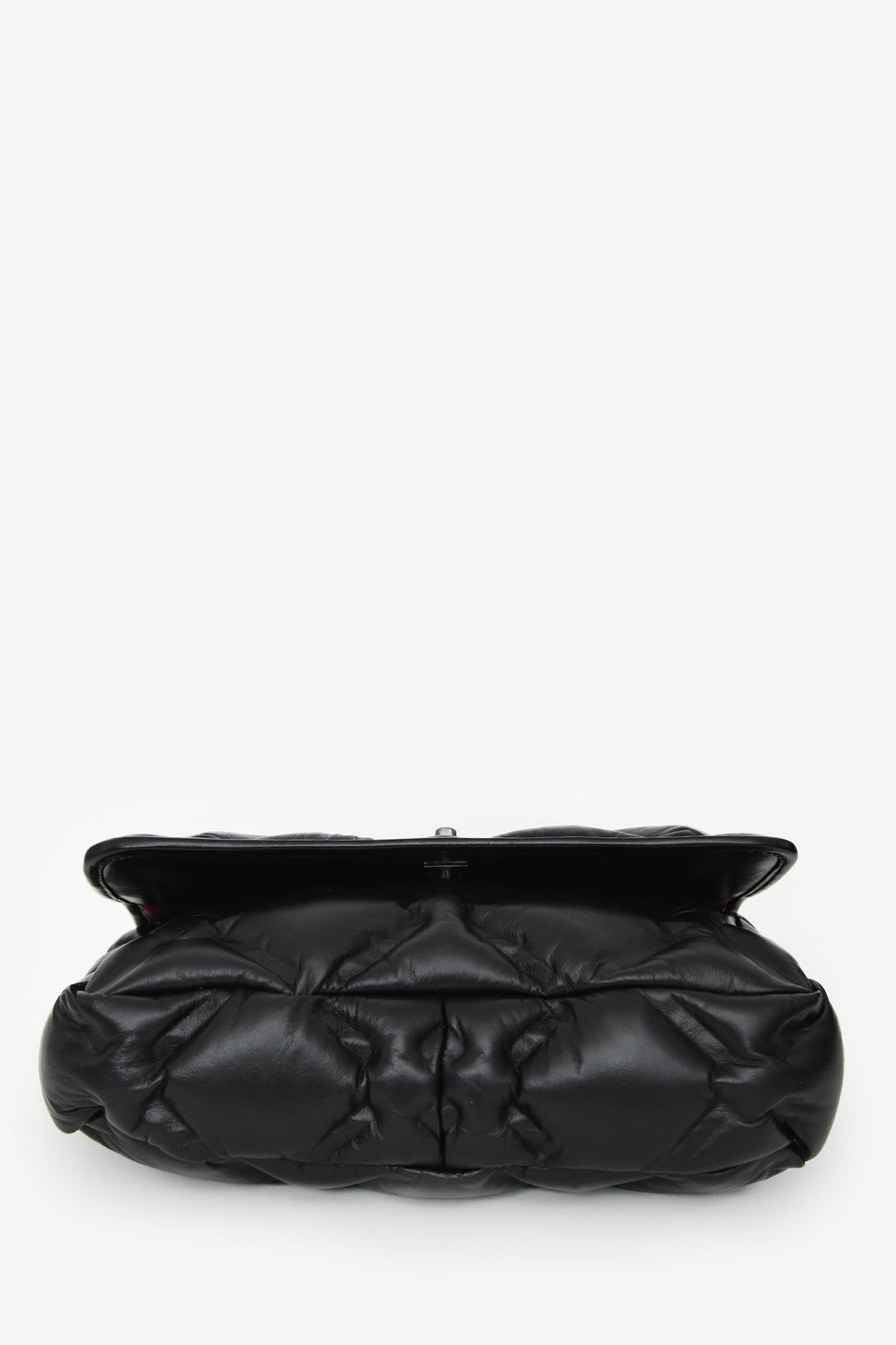 Pre-Loved Chanel™ 2016-17 Black Leather Bubble Chesterfield Flap Bag