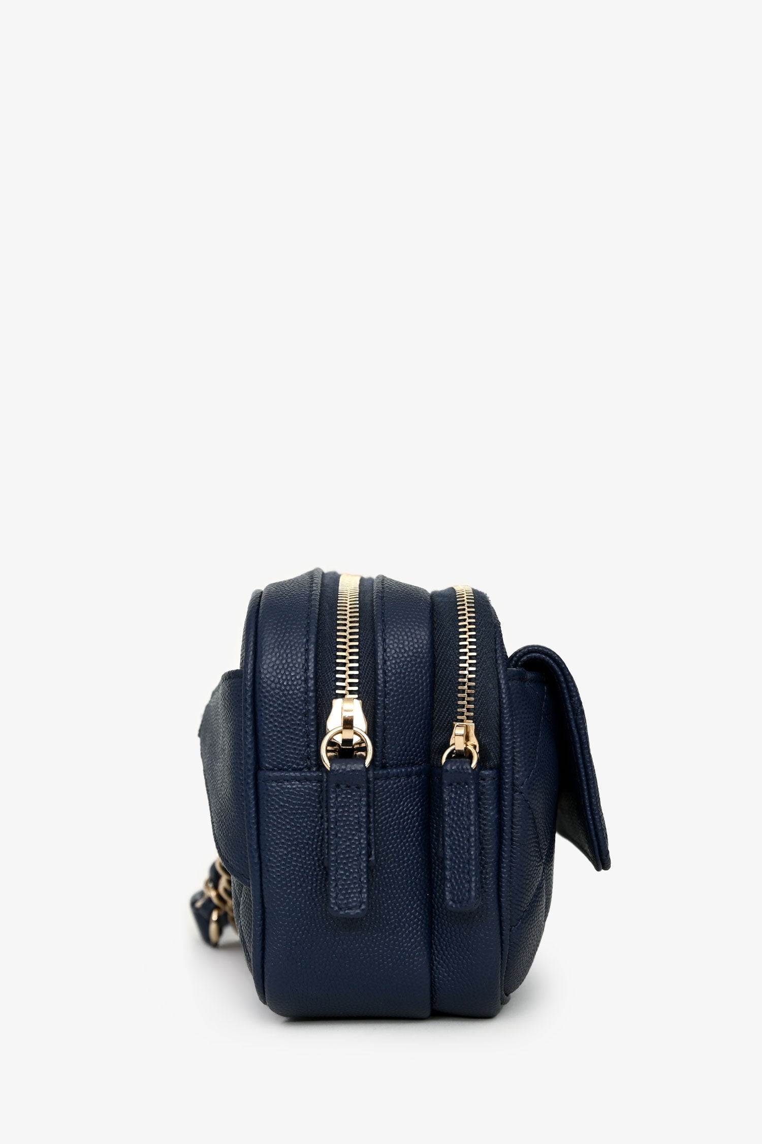 Pre-Loved Chanel™ 2019-20 Navy Caviar Leather Casual Trip Belt Bag With Insert