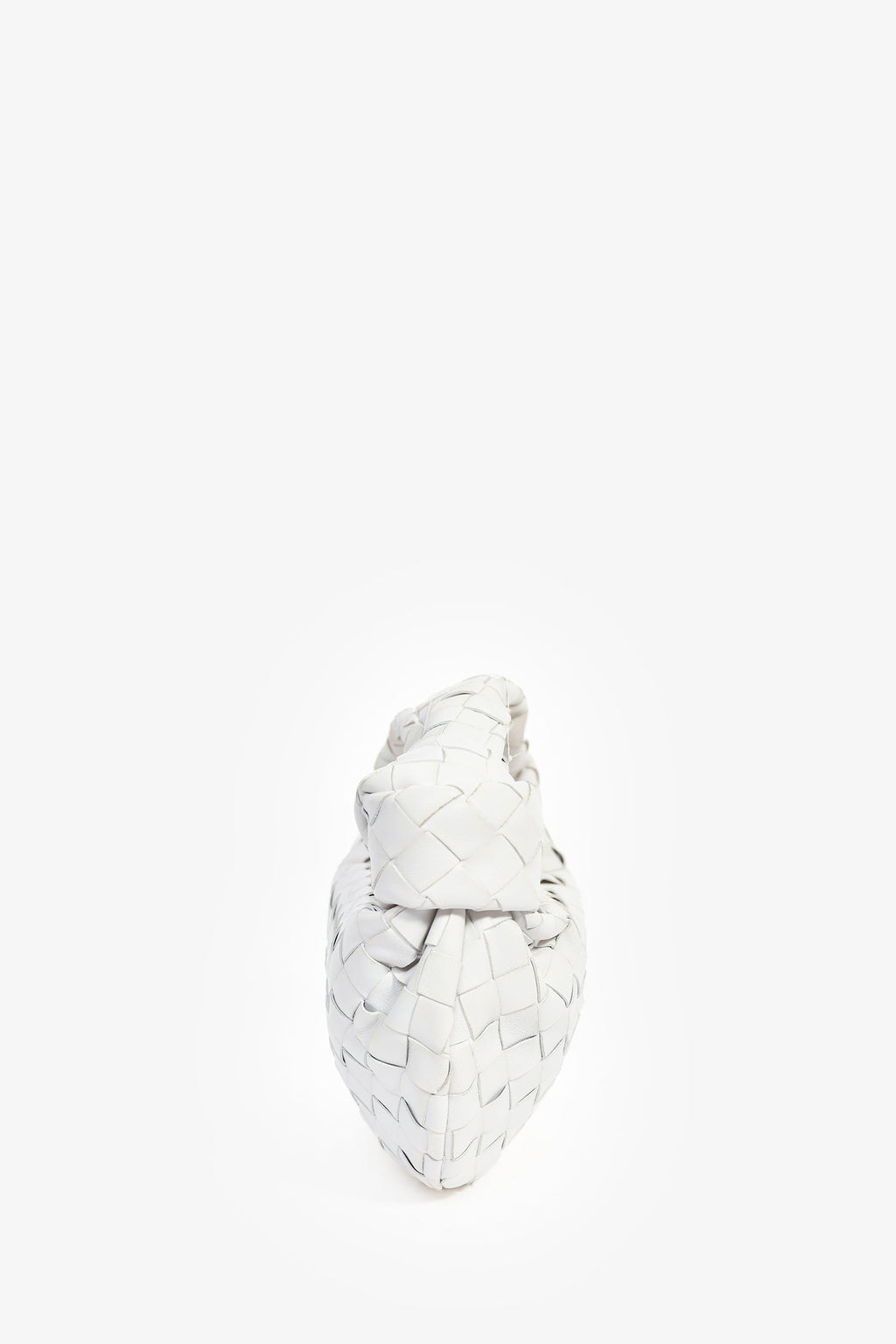 Bottega Veneta White Intrecciato Mini Jodie Bag
