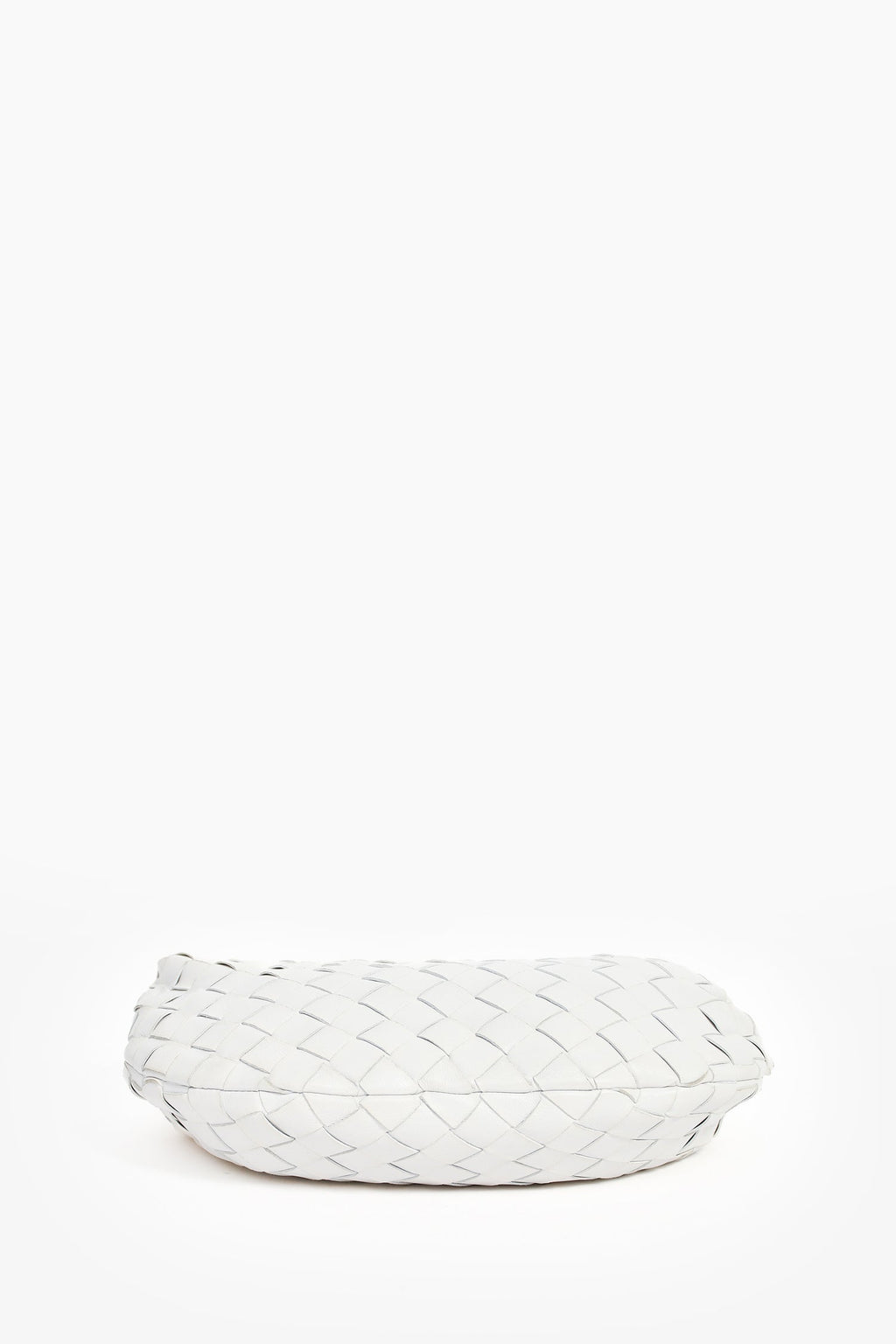 Bottega Veneta White Intrecciato Mini Jodie Bag