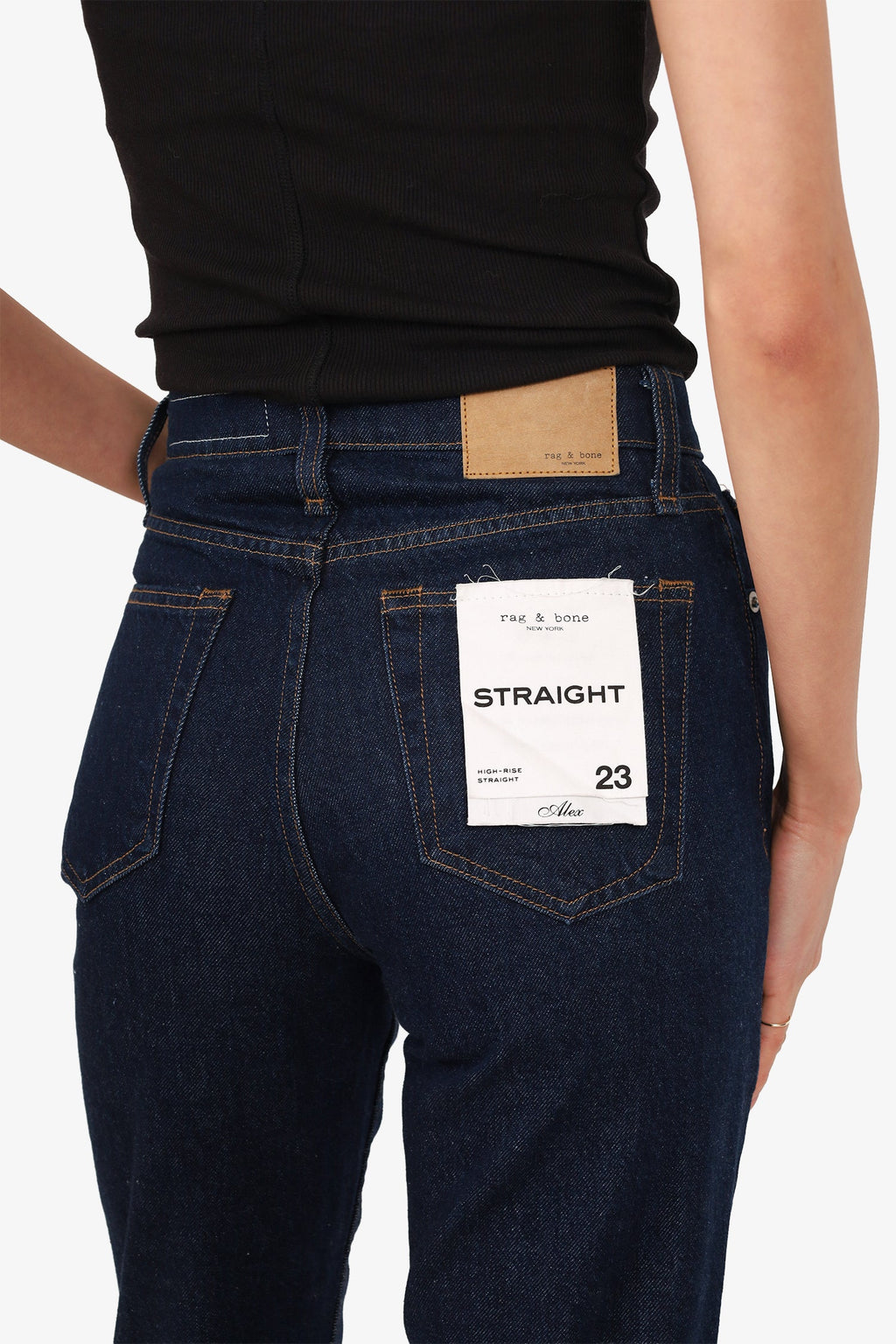 Rag & Bone Denim High-Rise Straight Jeans Size 23