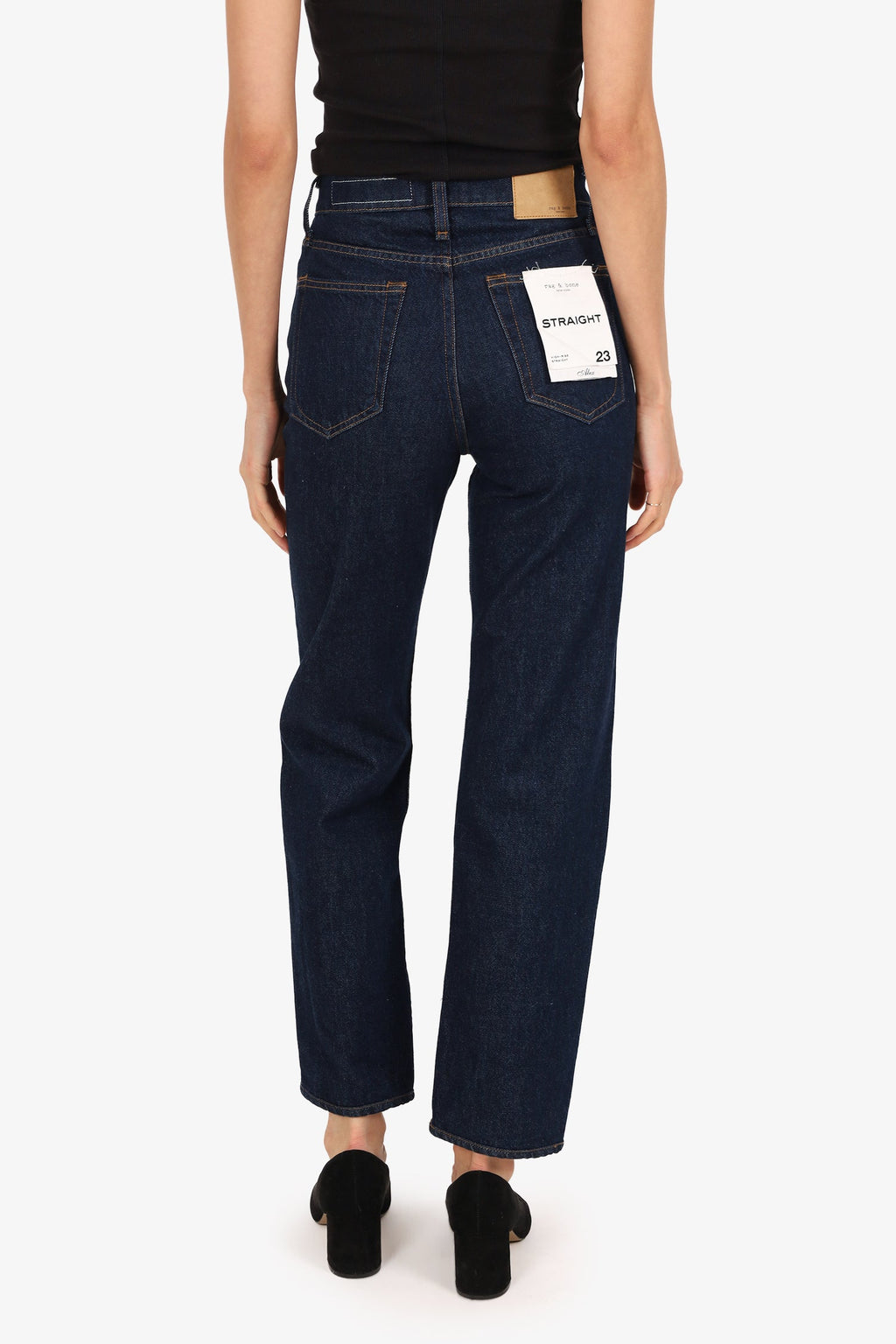Rag & Bone Denim High-Rise Straight Jeans Size 23