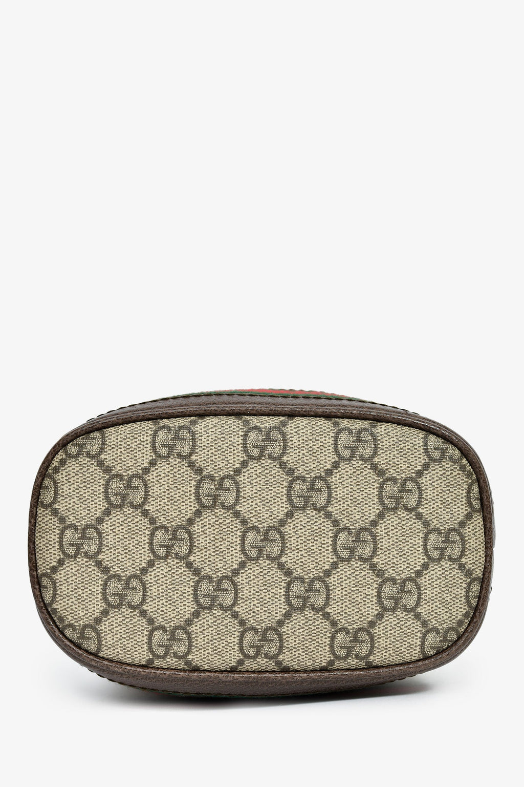 Gucci GG Supreme Web Leather Trim 'Ophidia' Bucket Bag