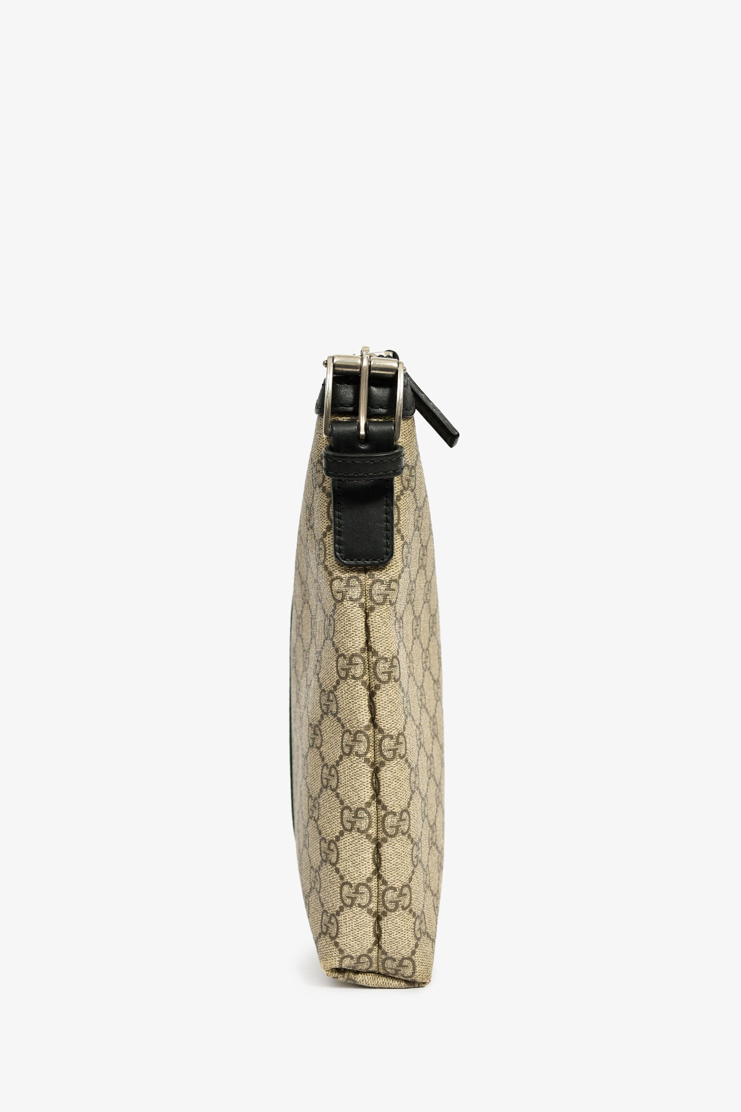 Gucci Brown/Black Canvas/Leather GG Supreme Messenger Bag