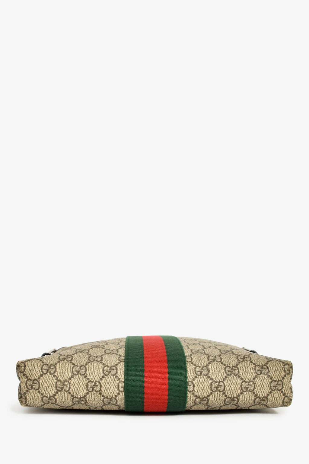 Gucci Brown/Black Canvas/Leather GG Supreme Messenger Bag
