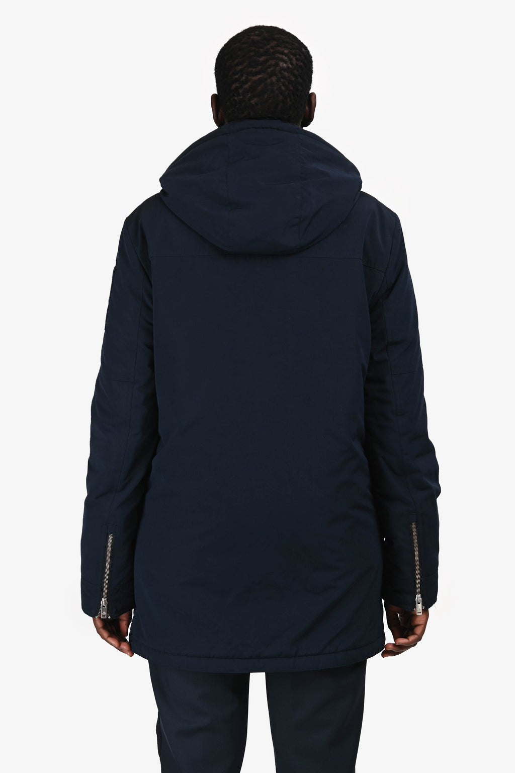 Moose Knuckle Navy Down Parka Coat Size M