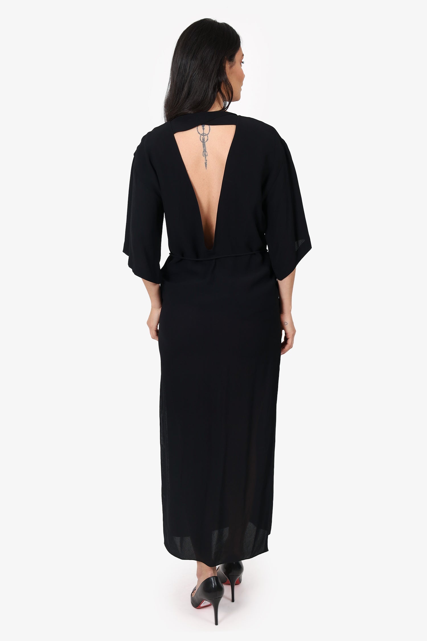 Tiger of Sweden Black Long Dress Size 36