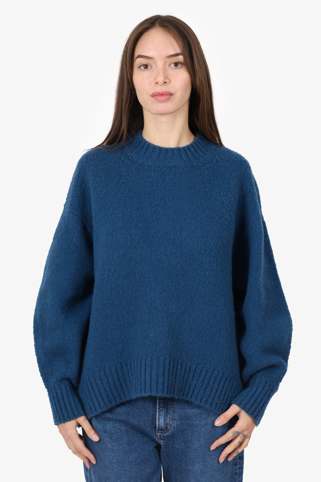 Avanti Toi Blue Sweater Size S