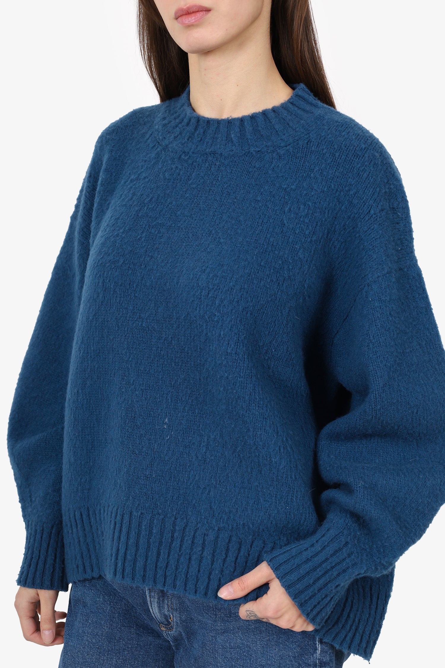 Avanti Toi Blue Sweater Size S