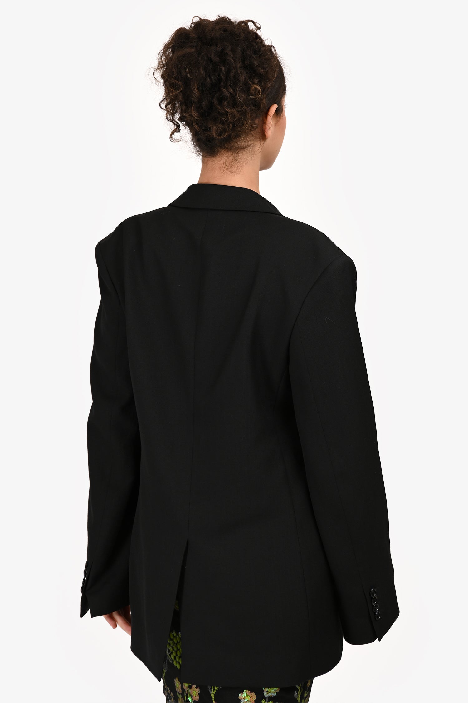 Acne Studios Black Wool Blend Blazer Size 36