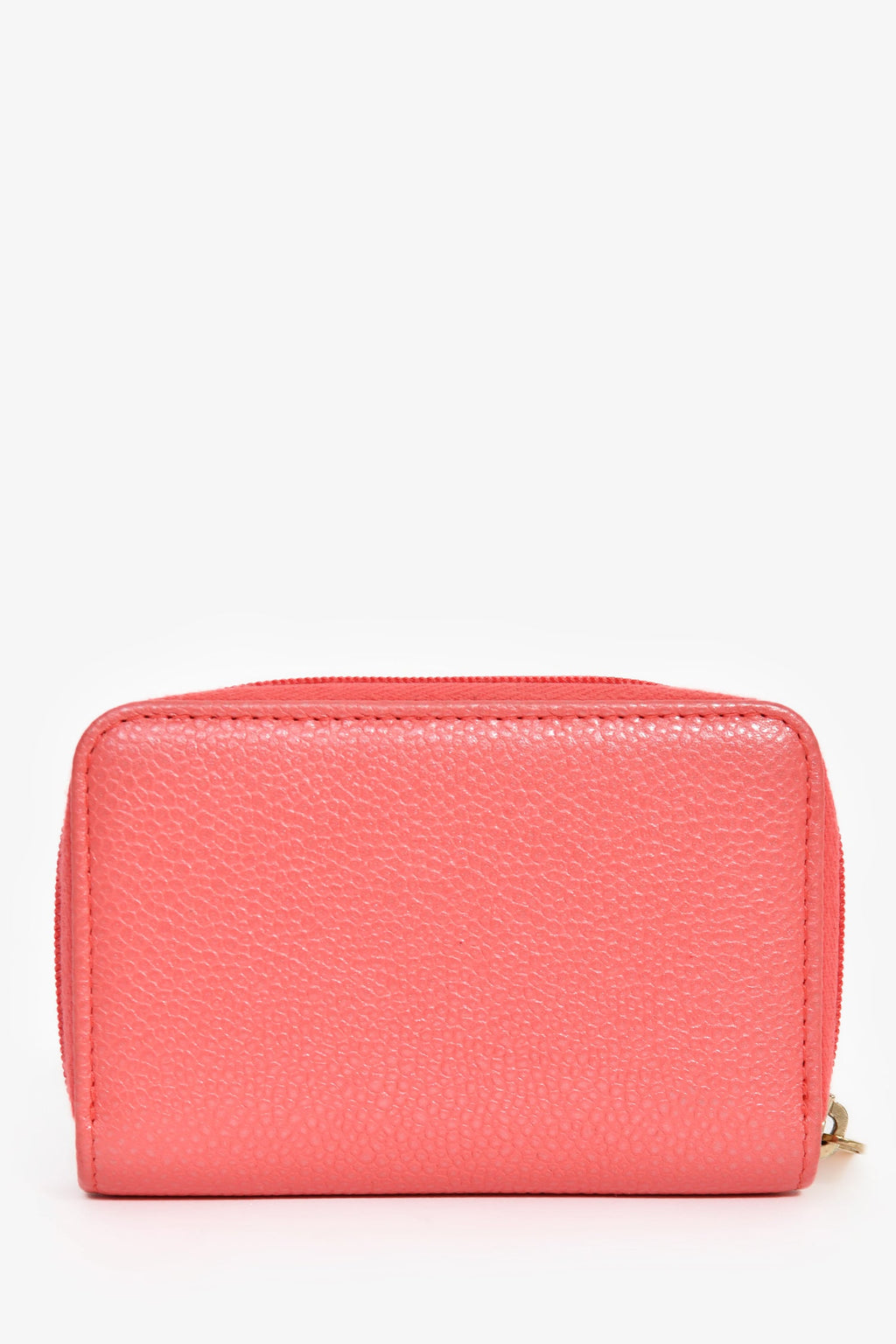 Pre-Loved Chanel™ 2018-19 Pink Caviar Leather Zip Coin Pouch