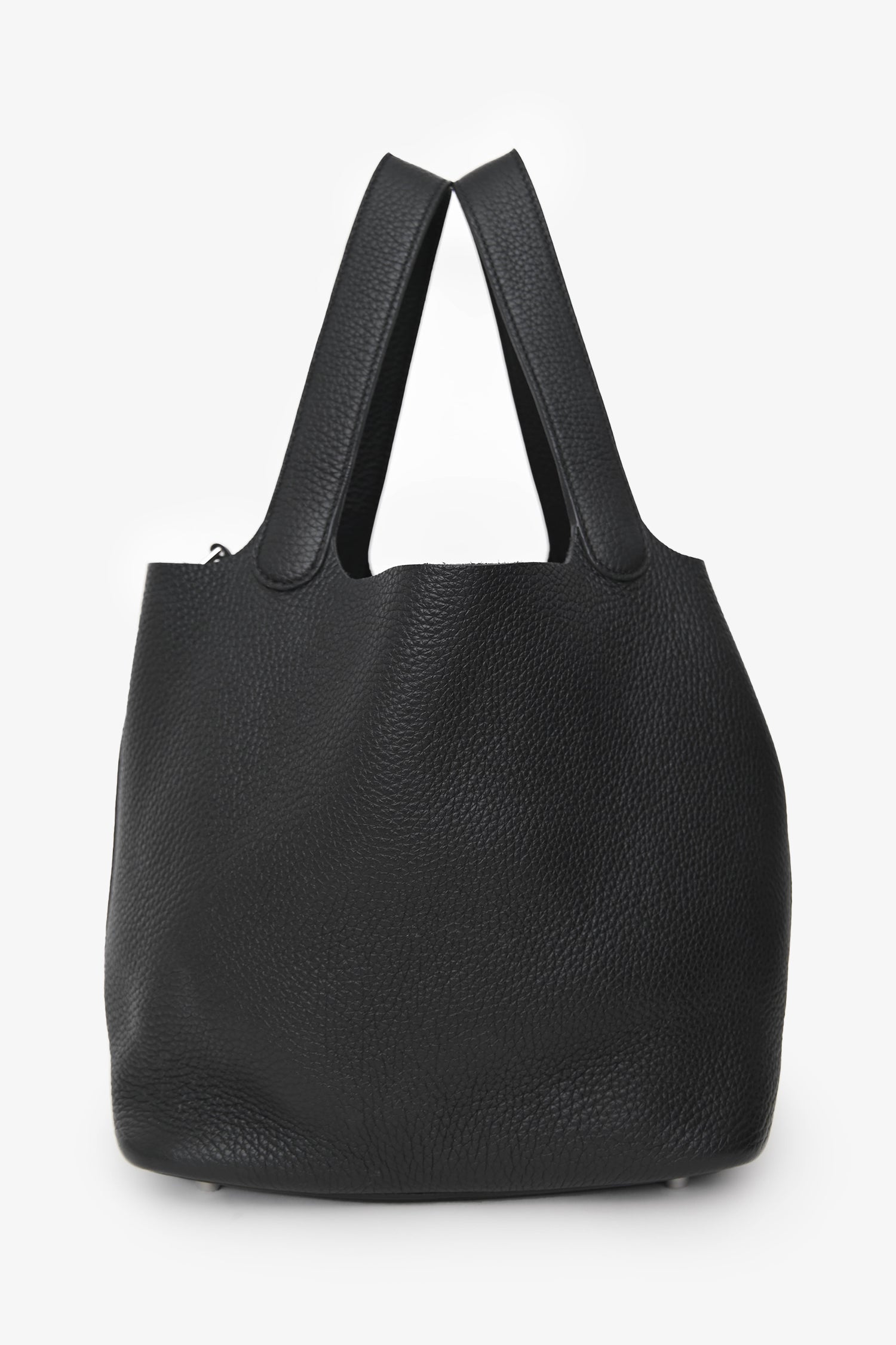 Hermès 2024 Black Clemence Picotin Lock 22 SHW