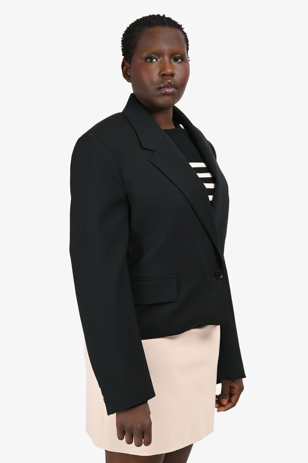 Agolde x Shorditch Ski Club Black Double Breasted Blazer Size M