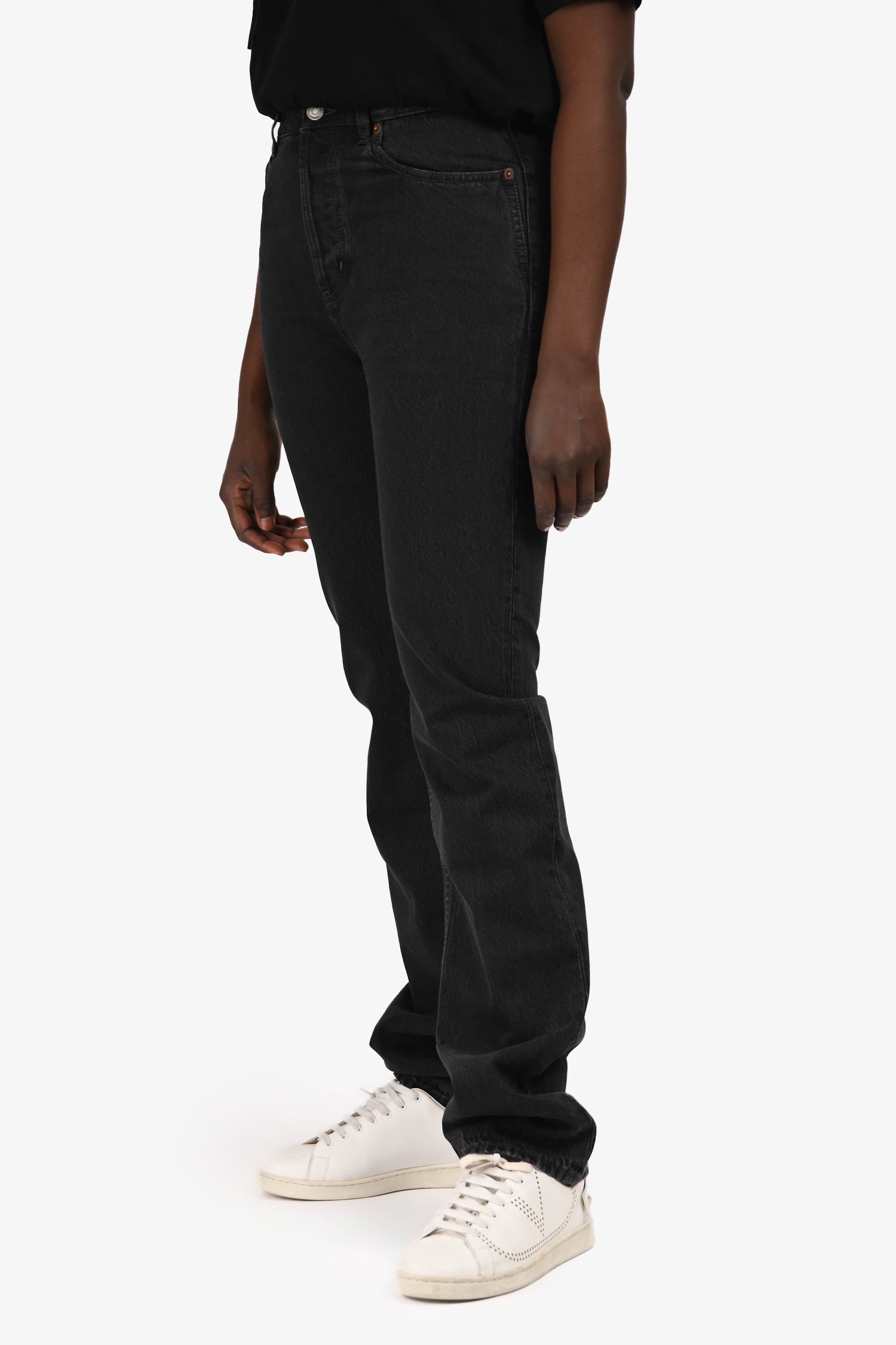Saint Laurent 2024 Dark Wash Denim Straight Leg Jeans Size 31