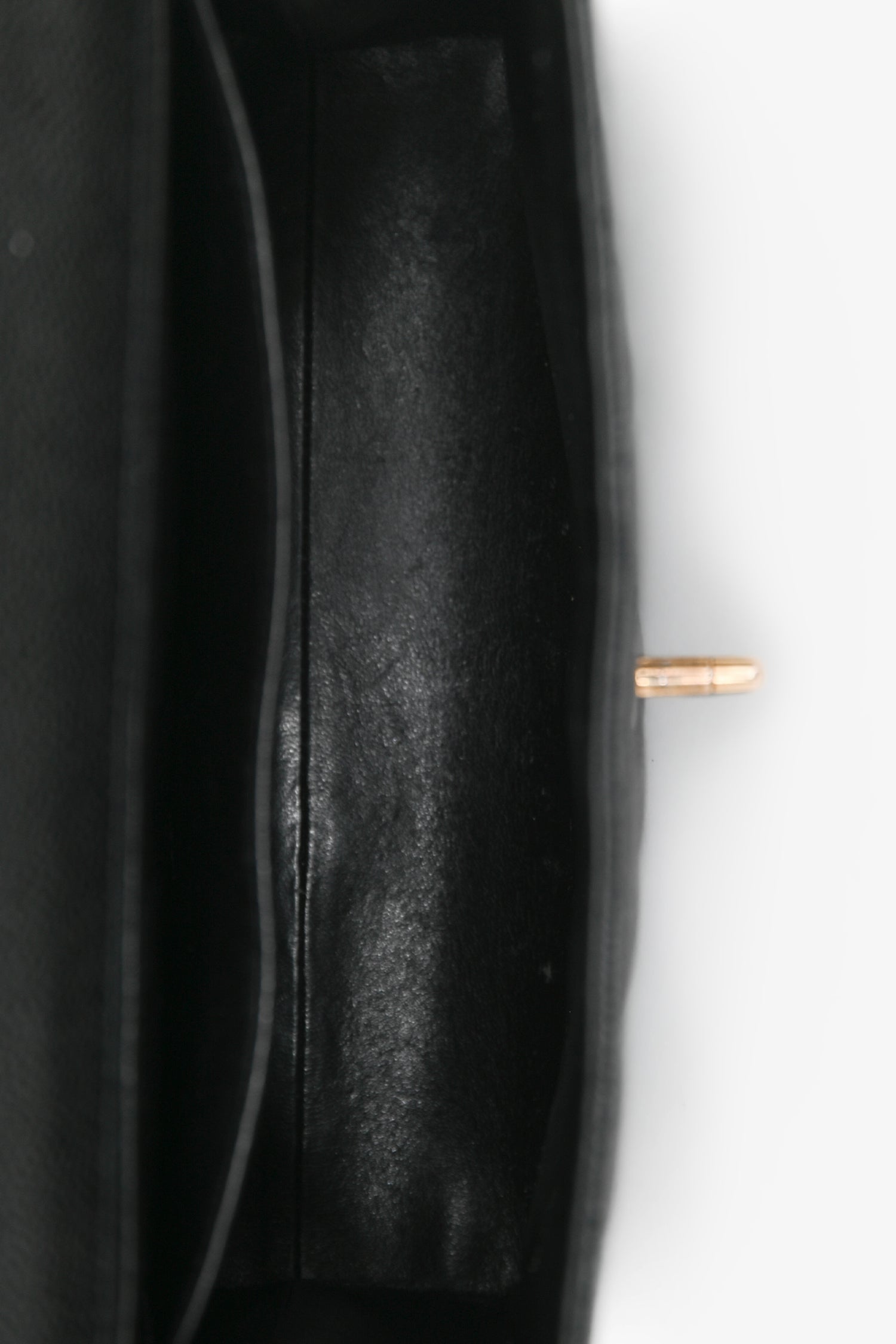 Pre-Loved Chanel™ 2002/03 Black Caviar Leather 'Kelly' Top Handle