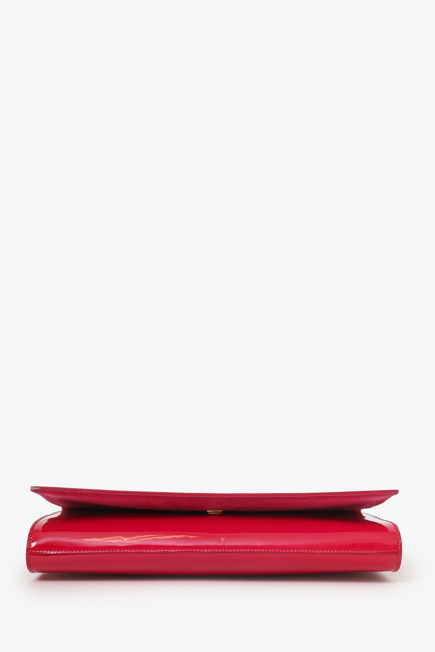 Saint Laurent Pink Patent Leather 'Belle de Jour' Clutch