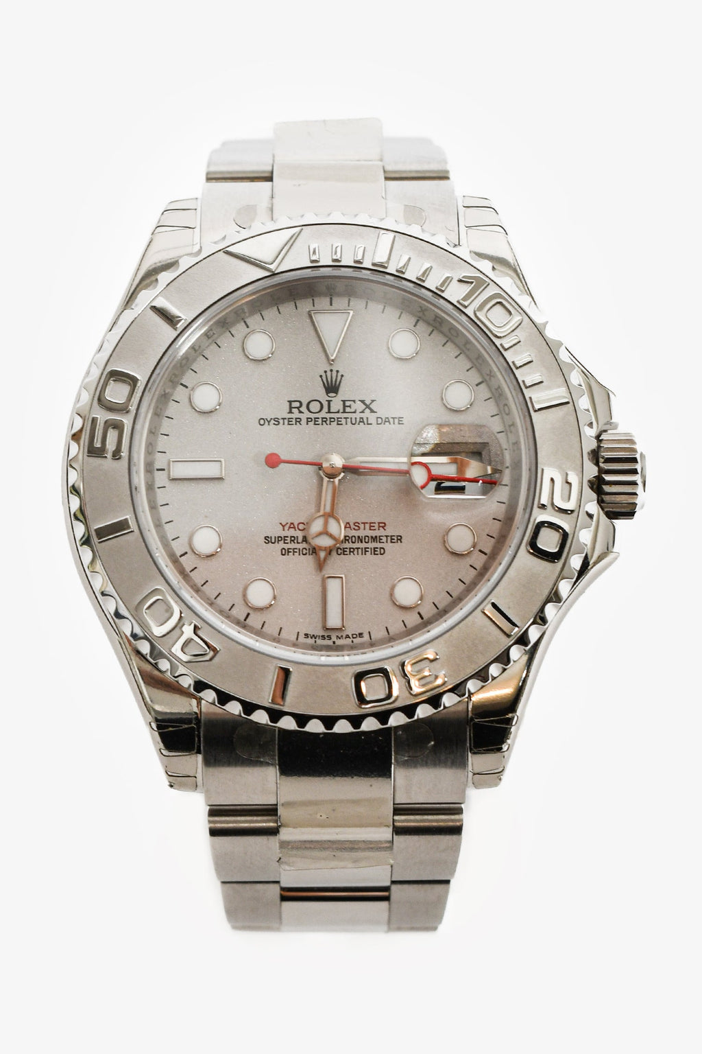 Rolex Stainless Steel Yacht Master Oyster Perpetual Automatic 40mm Watch