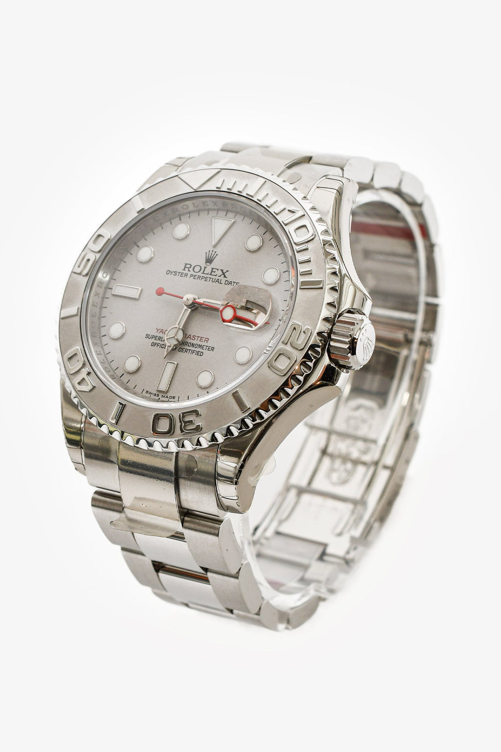 Rolex Stainless Steel Yacht Master Oyster Perpetual Automatic 40mm Watch