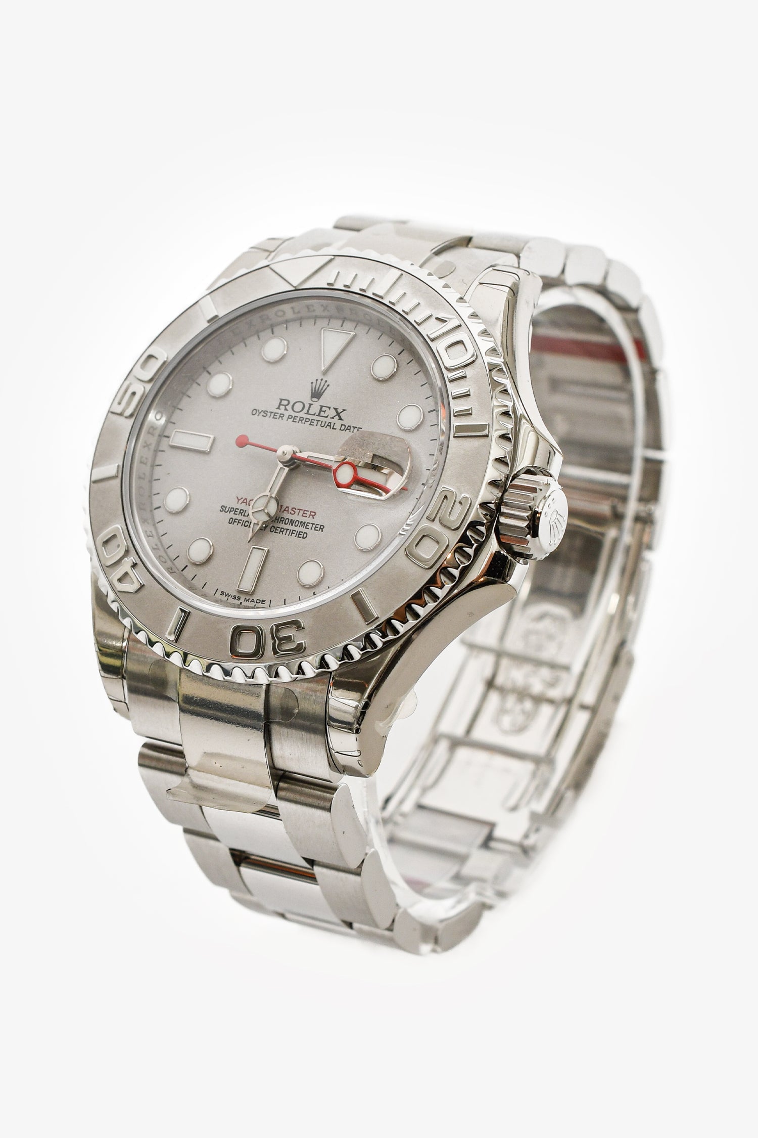 Rolex Stainless Steel Yacht Master Oyster Perpetual Automatic 40mm Watch
