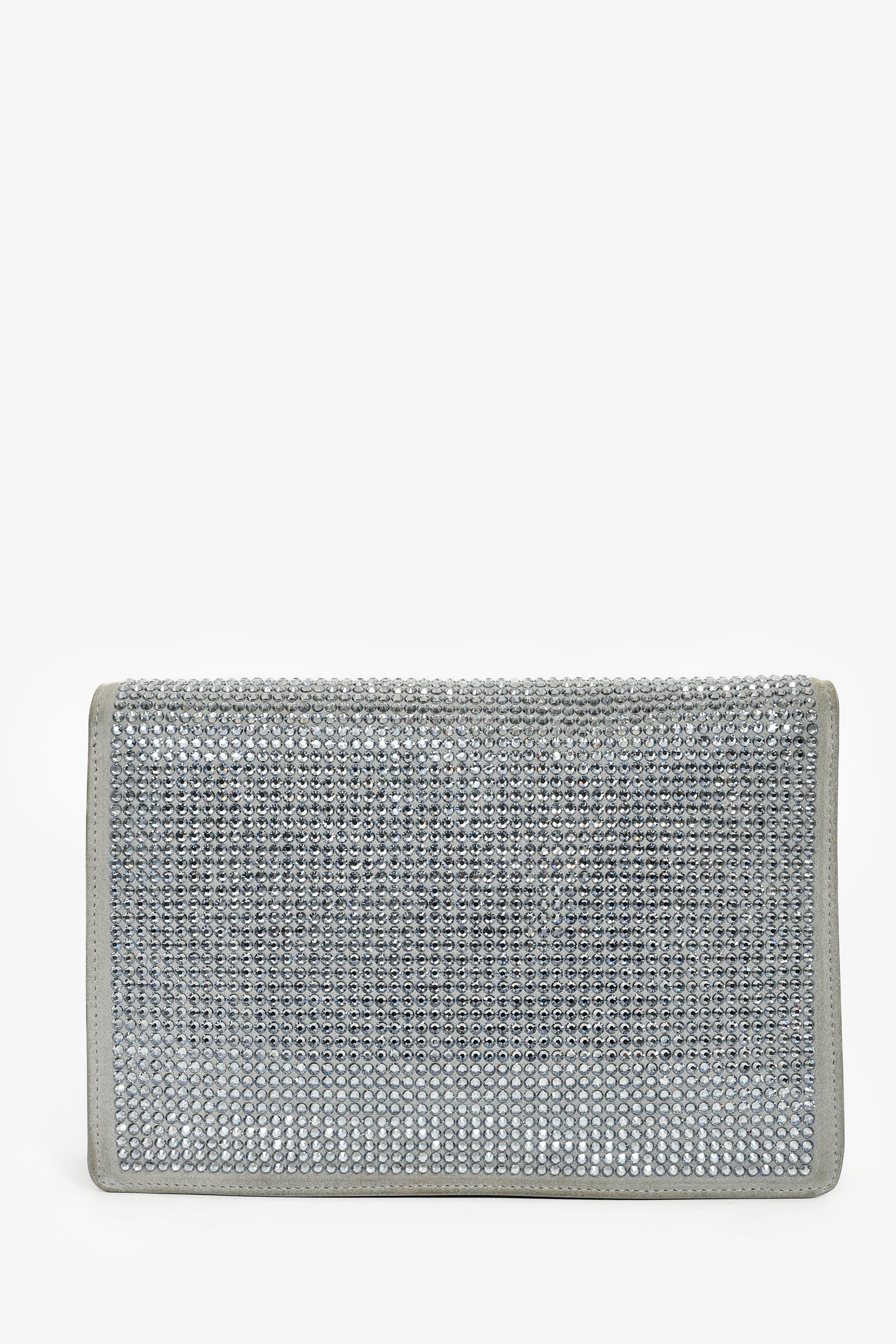Off-White By Virgil Abloh Rhinestone Embellished Clutch With Strap