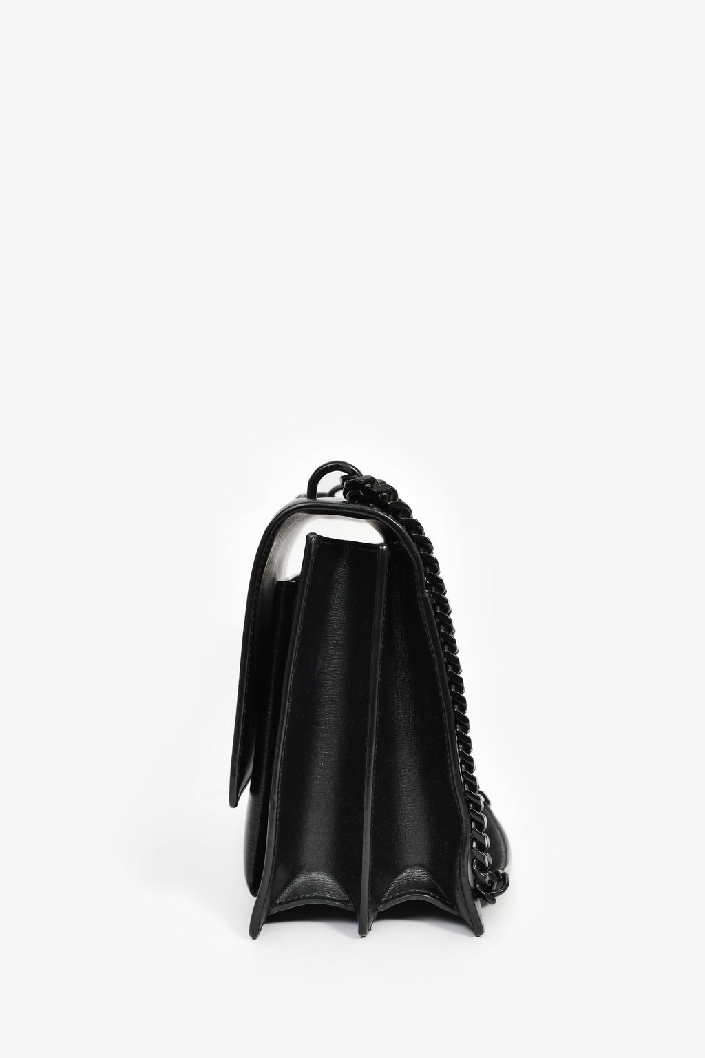Saint Laurent 2020 Black Leather Large Sunset Shoulder Bag