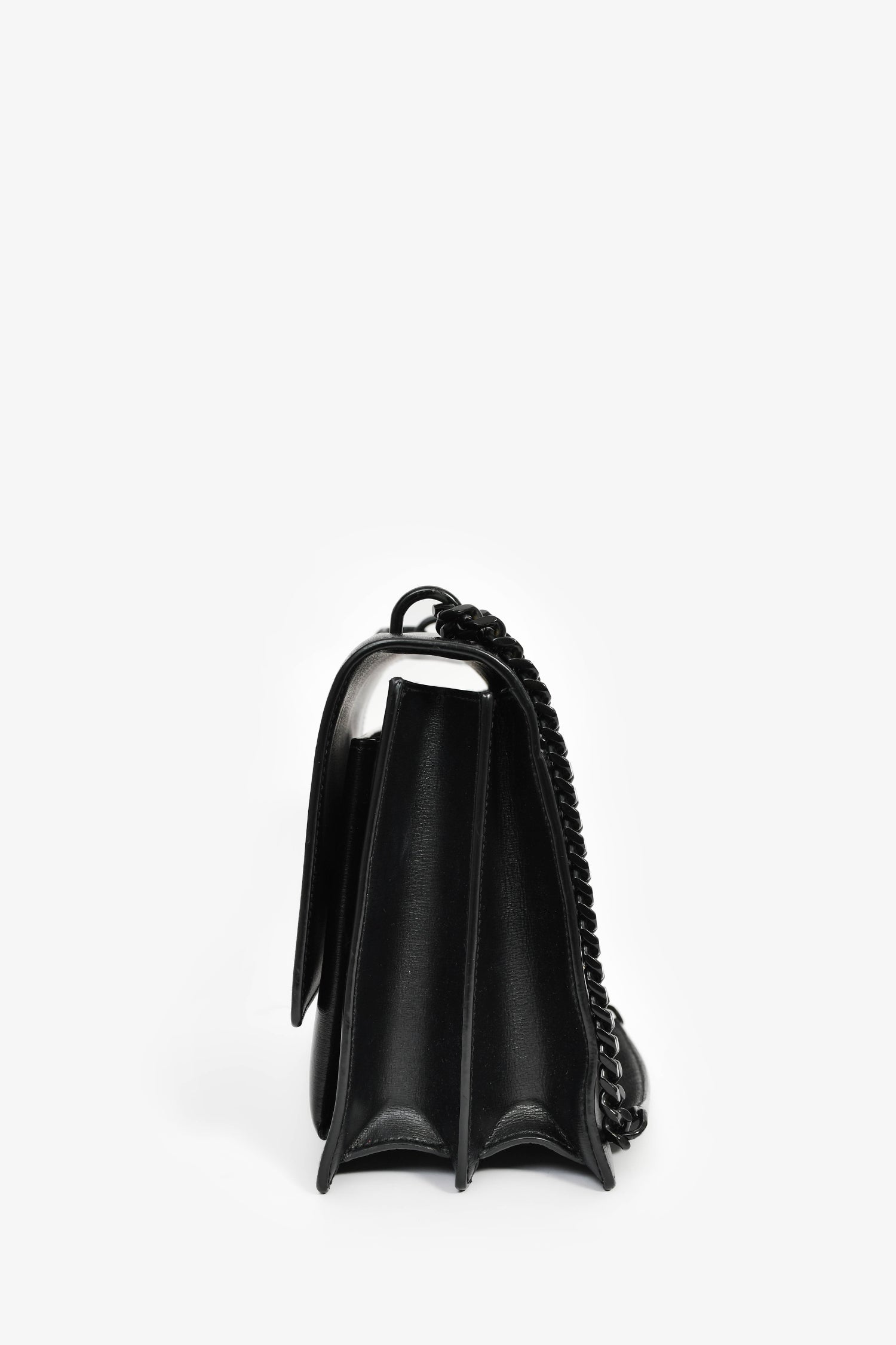 Saint Laurent 2020 Black Leather Large Sunset Shoulder Bag