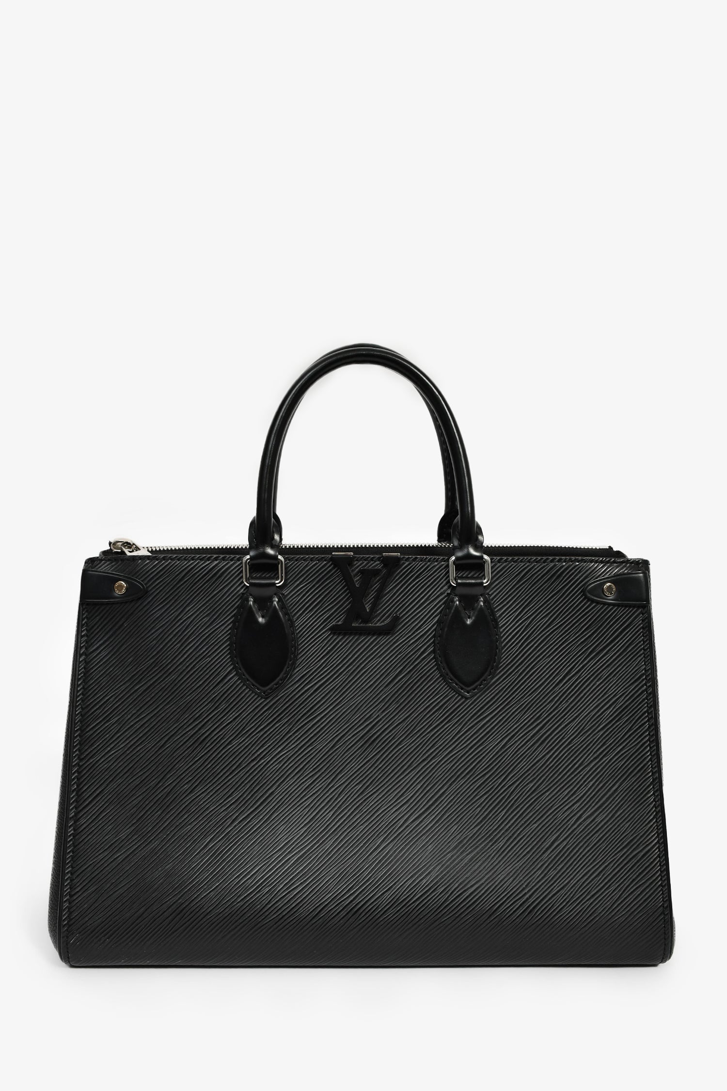 Louis Vuitton Black Epi Leather 'Grenelle' Tote Bag With Strap