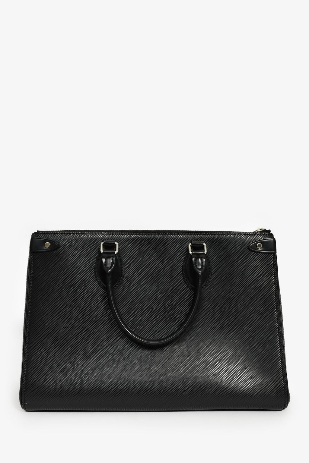 Louis Vuitton Black Epi Leather 'Grenelle' Tote Bag With Strap
