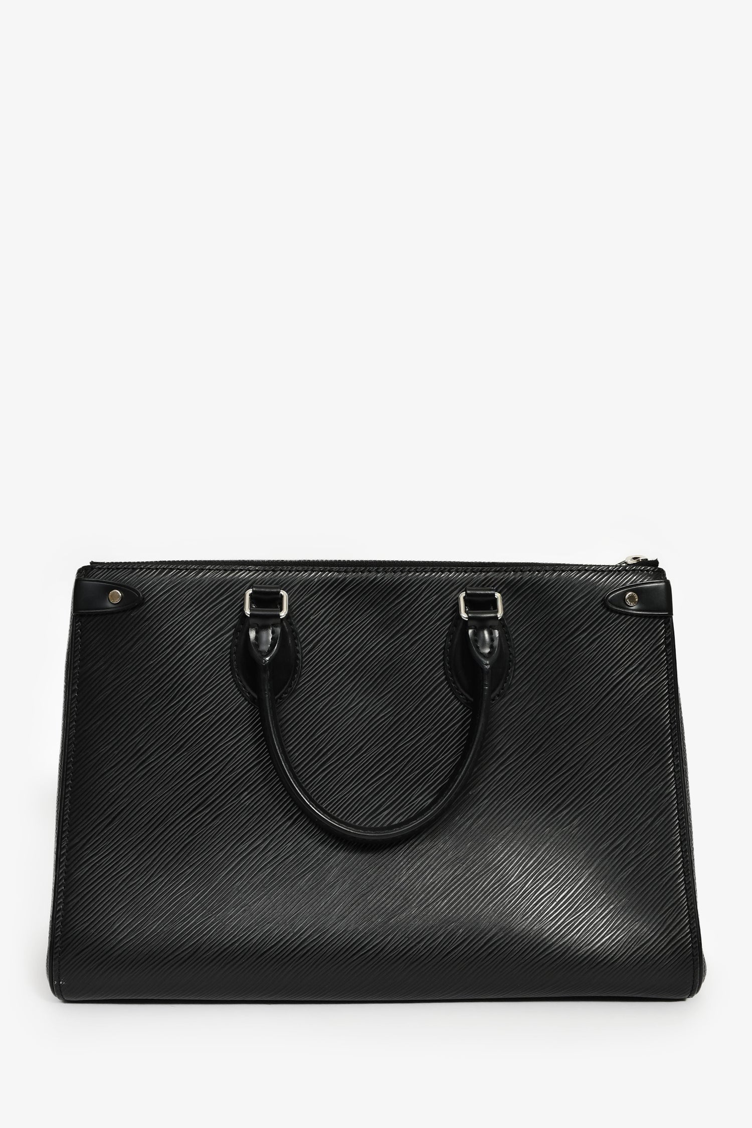 Louis Vuitton Black Epi Leather 'Grenelle' Tote Bag With Strap
