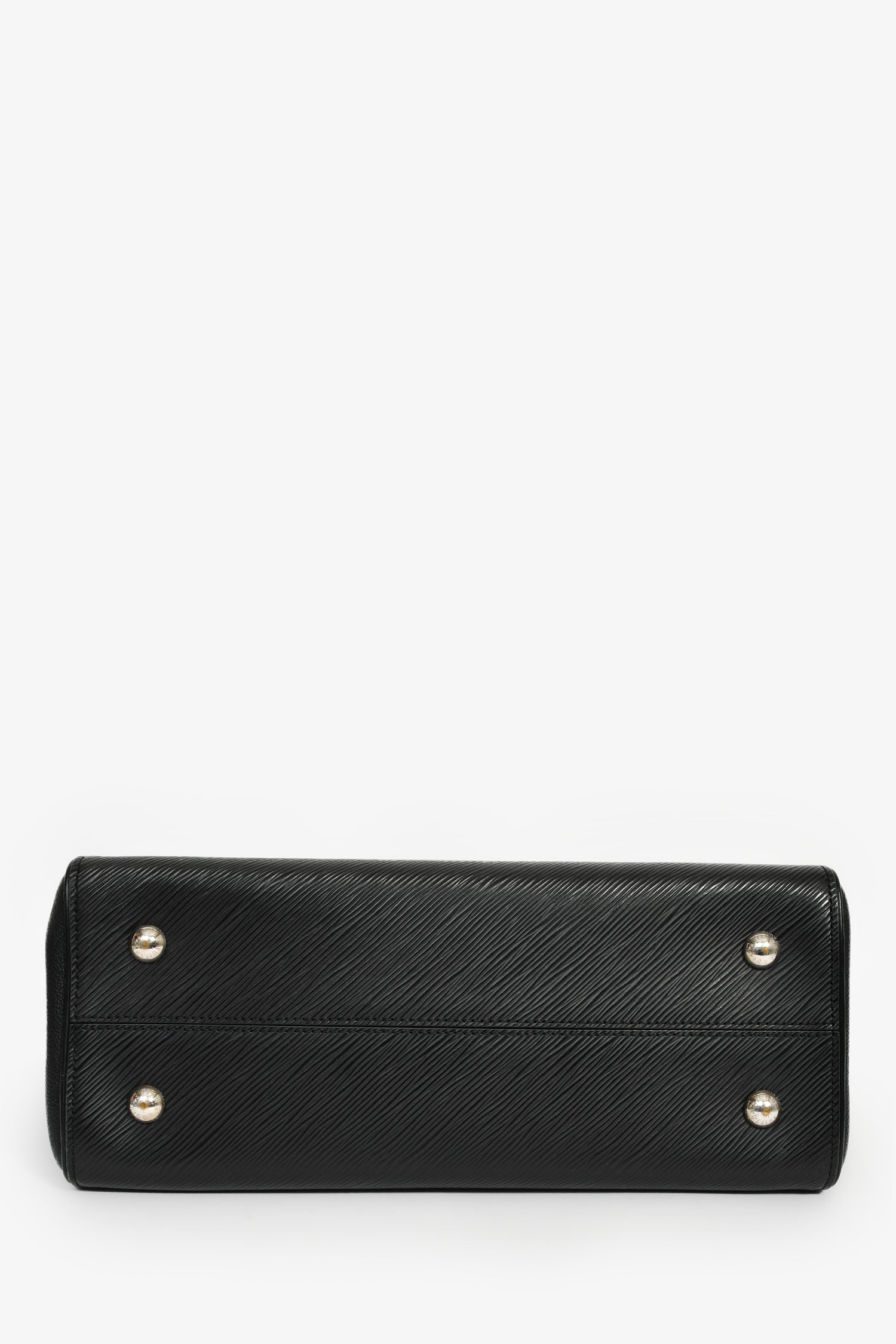 Louis Vuitton Black Epi Leather 'Grenelle' Tote Bag With Strap