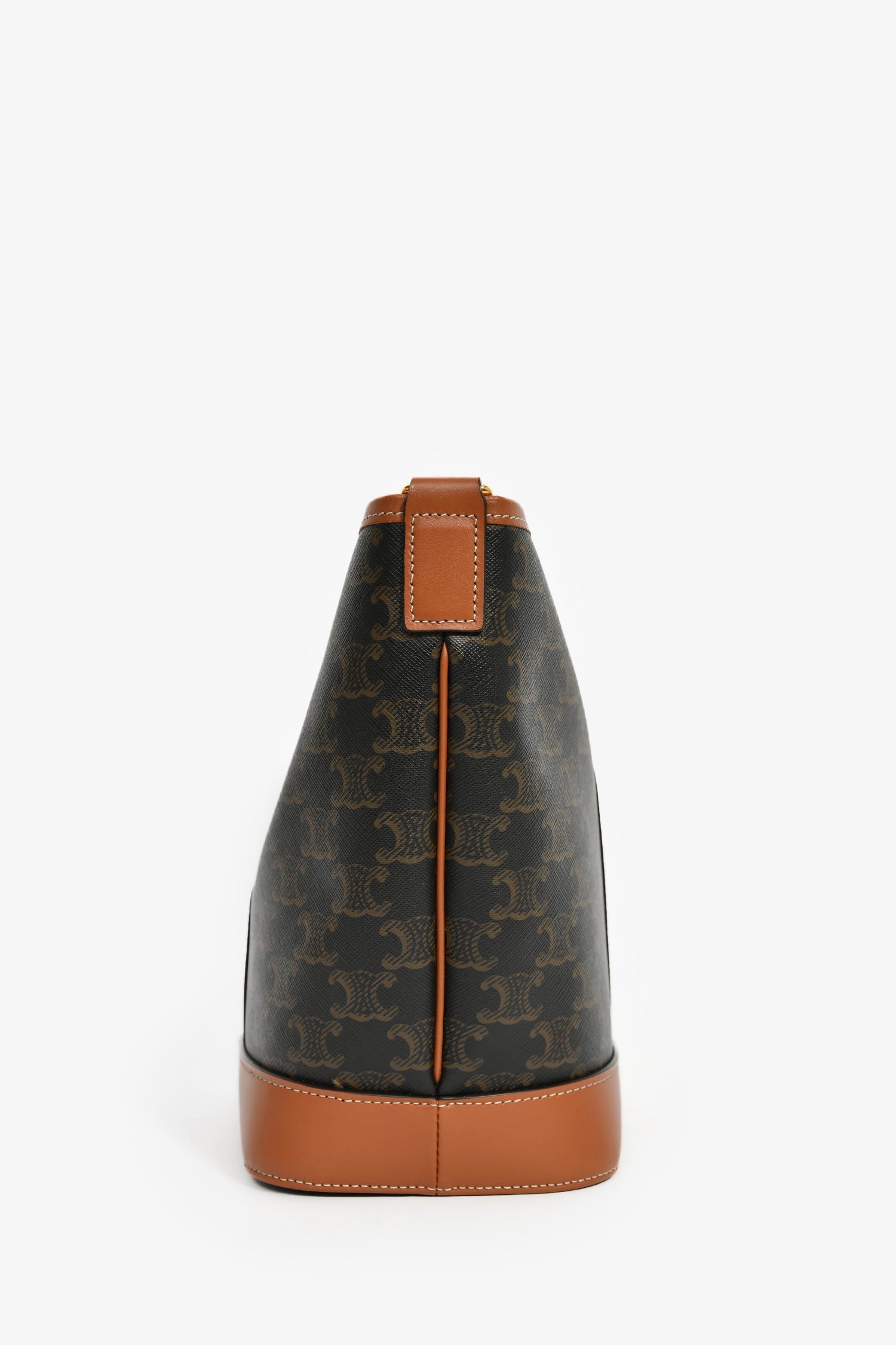 Celine Triomphe Canvas Small Crossbody Bucket Bag