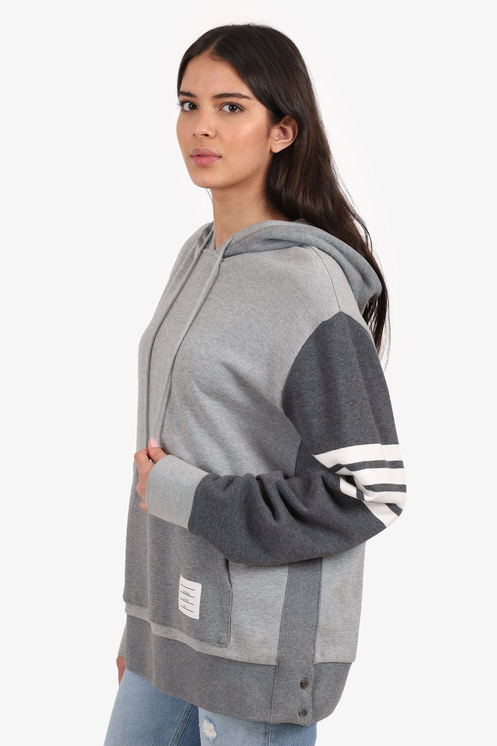 Thom Browne Grey Hoodie Size 4
