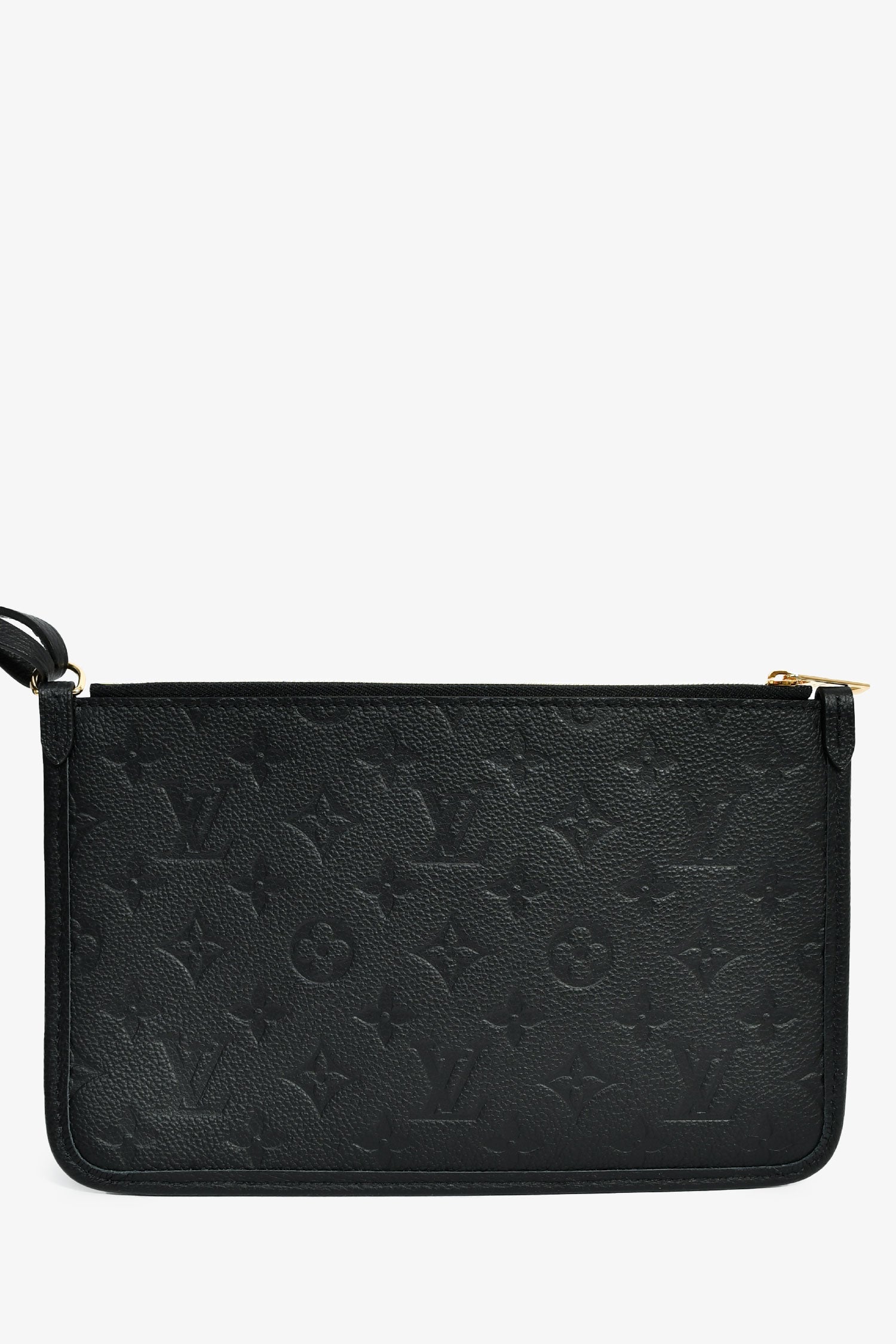 Louis Vuitton Black Empreinte CarryAll MM Hobo Bag