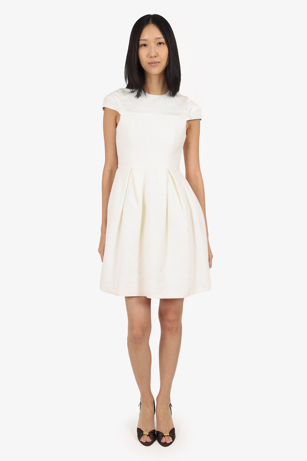 Erdem Cream Knit Short Dress Size 4