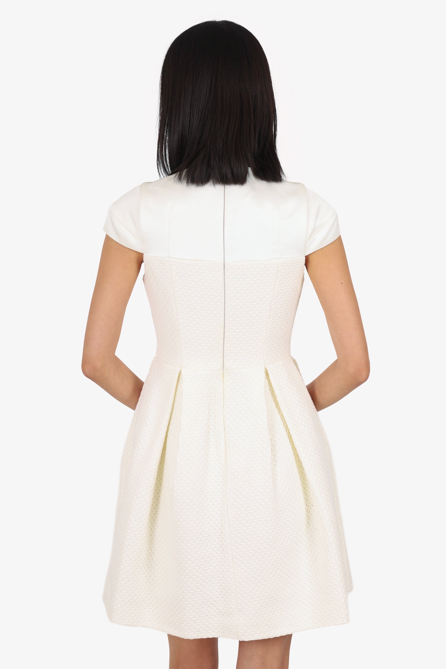 Erdem Cream Knit Short Dress Size 4